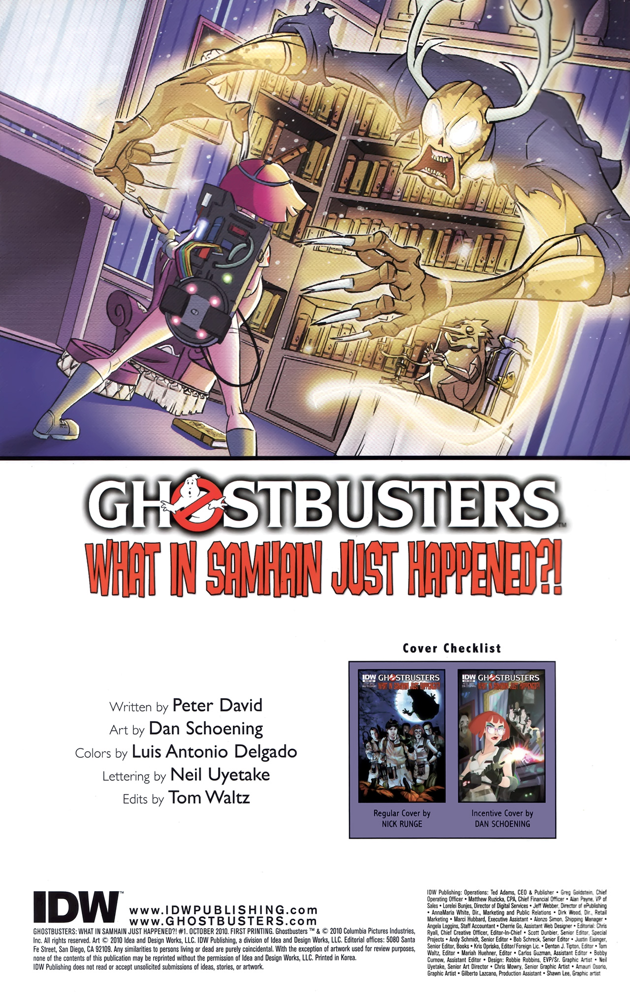 Read online Ghostbusters: What In Samhaim Just Happened?! comic -  Issue # Full - 2