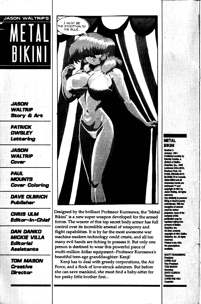 Read online Metal Bikini (1990) comic -  Issue #3 - 2