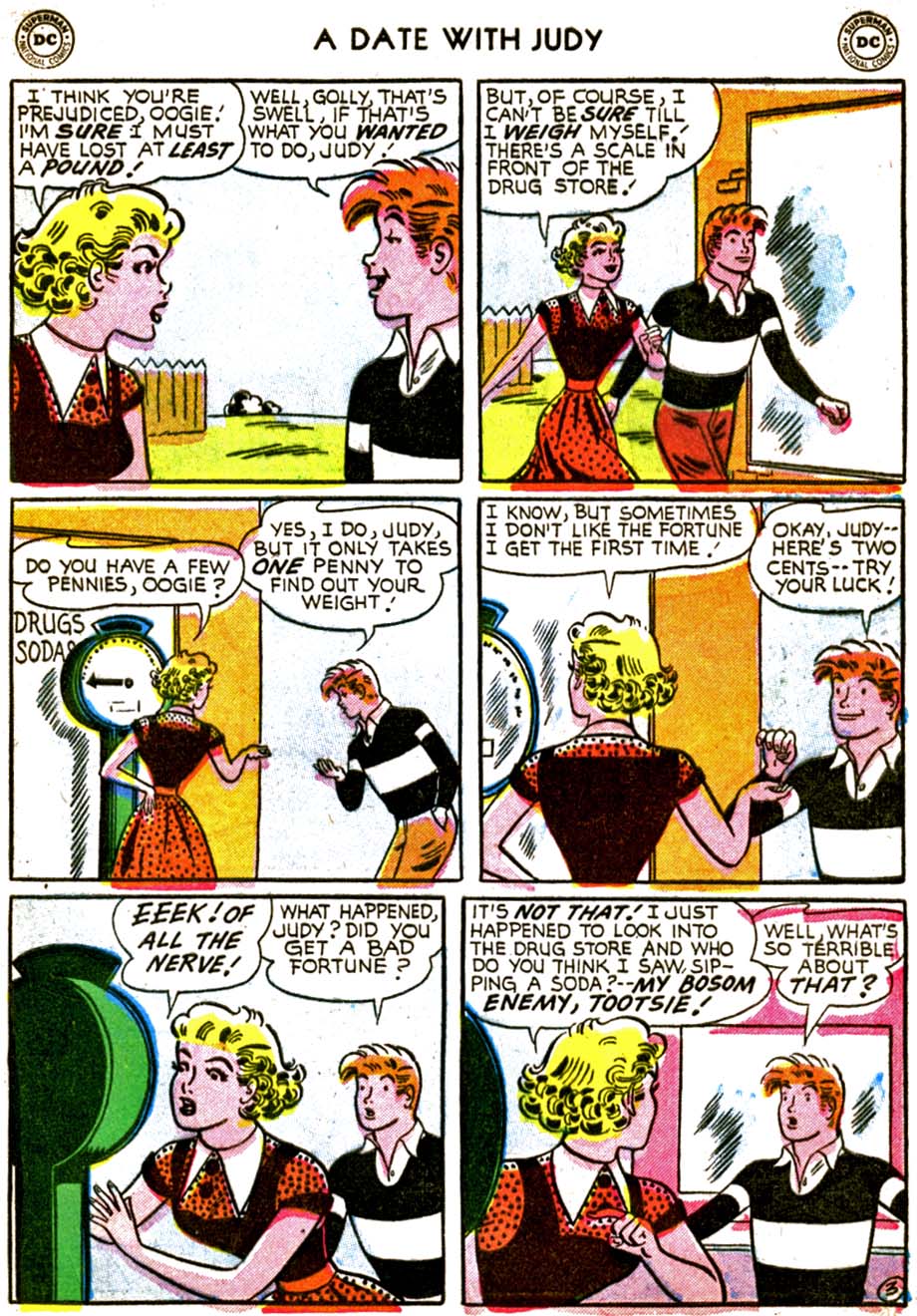 Read online A Date with Judy comic -  Issue #50 - 5