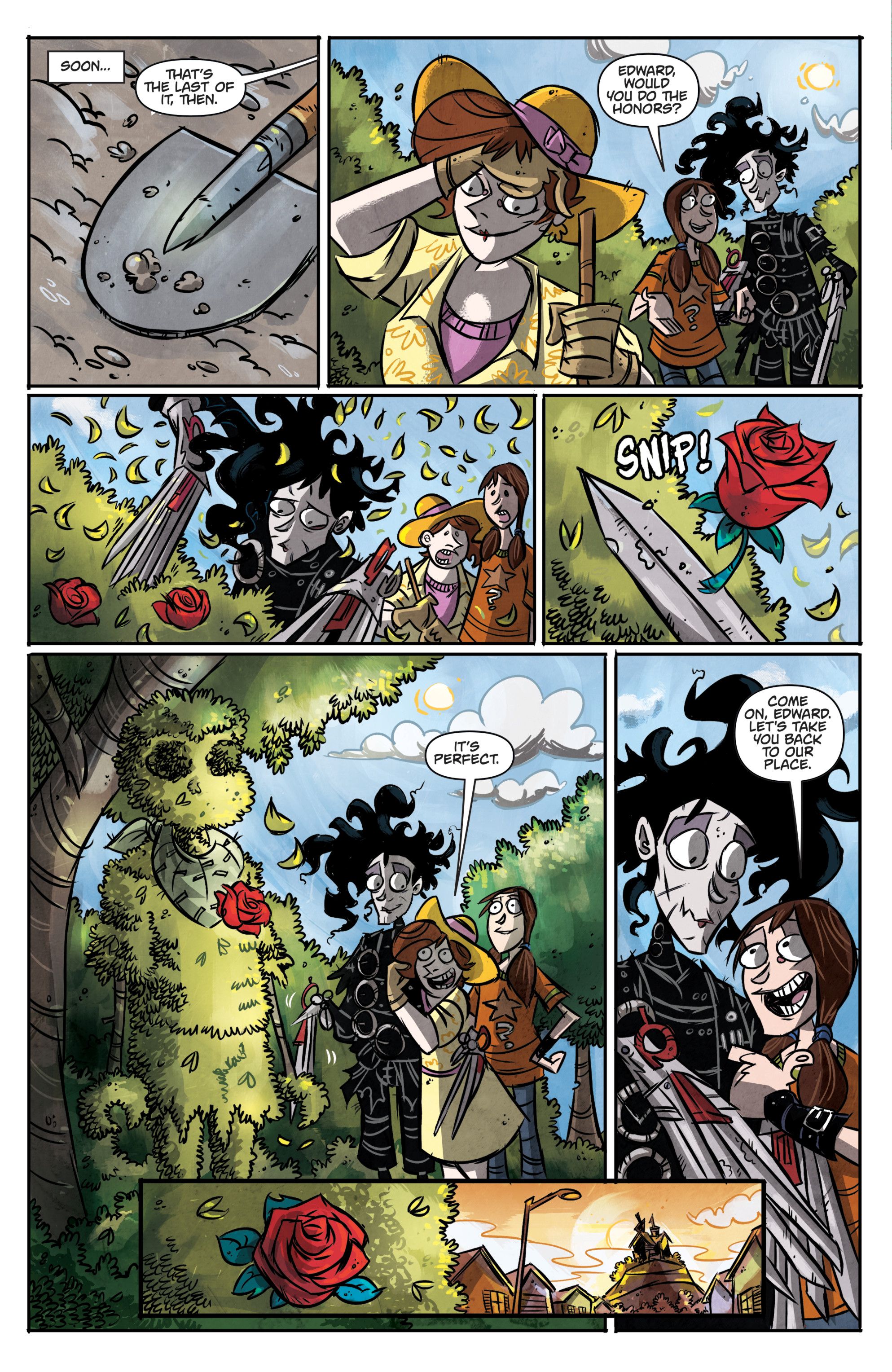 Read online Edward Scissorhands comic -  Issue #5 - 22