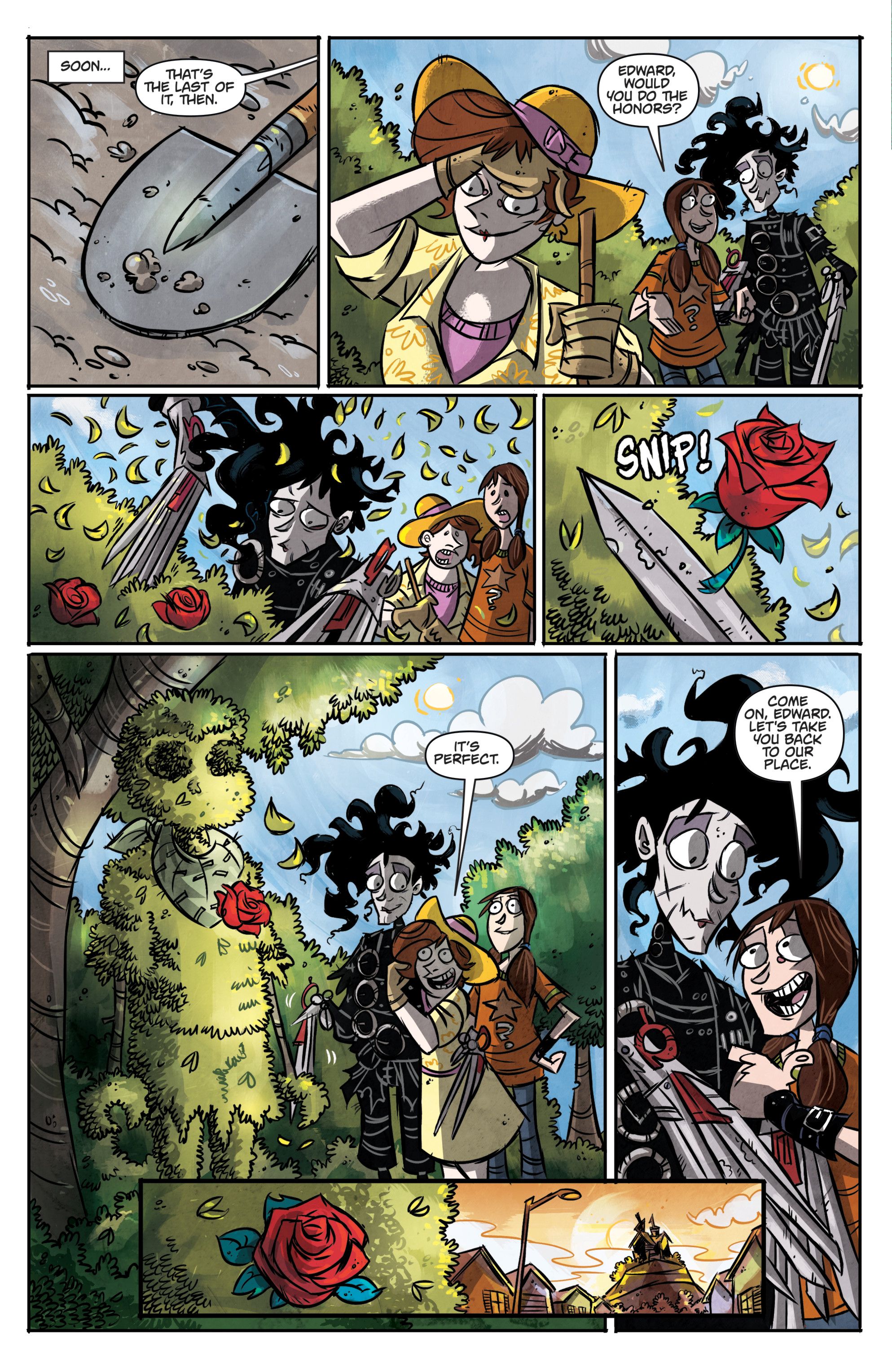 Read online Edward Scissorhands comic -  Issue #5 - 22