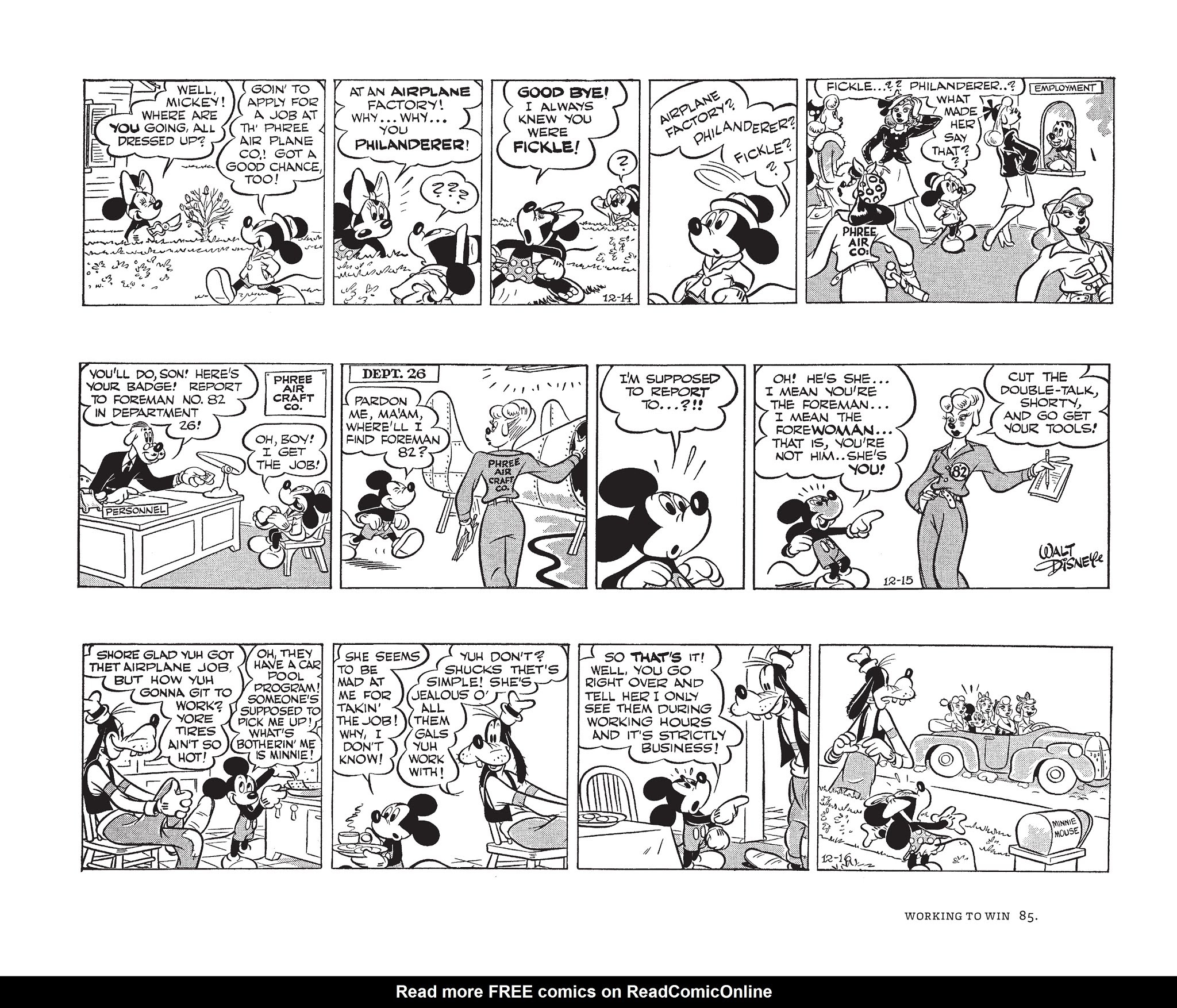 Read online Walt Disney's Mickey Mouse by Floyd Gottfredson comic -  Issue # TPB 7 (Part 1) - 85