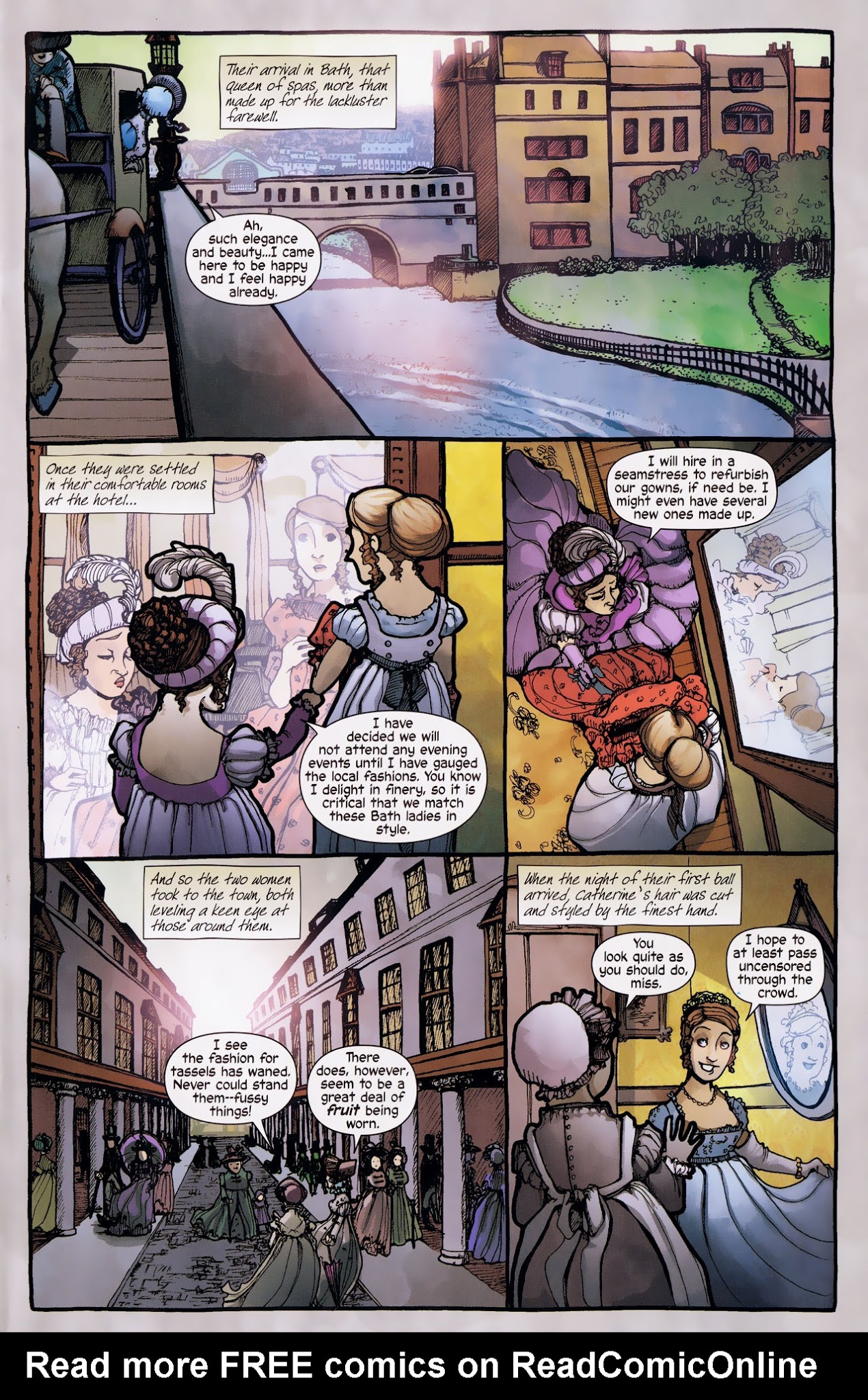 Read online Northanger Abbey comic -  Issue #1 - 4