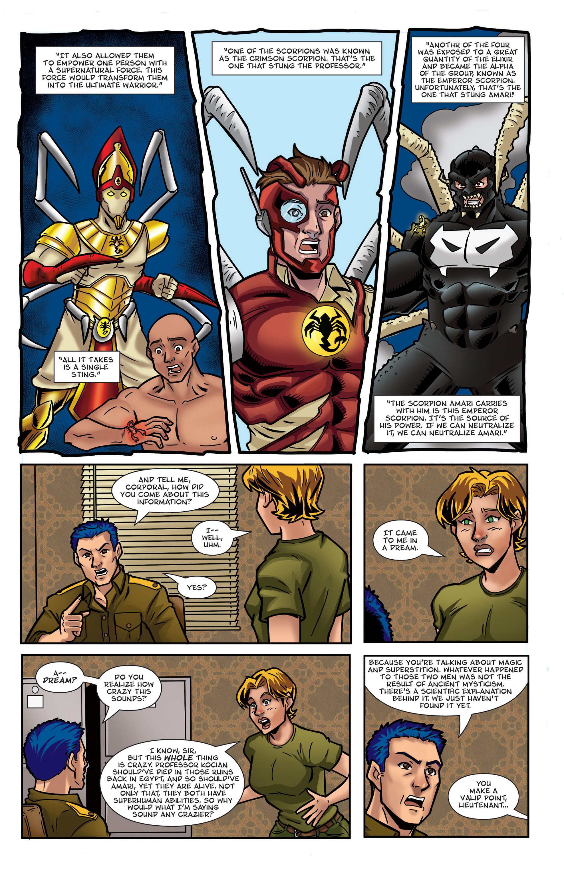 Read online Crimson Scorpion comic -  Issue #3 - 10
