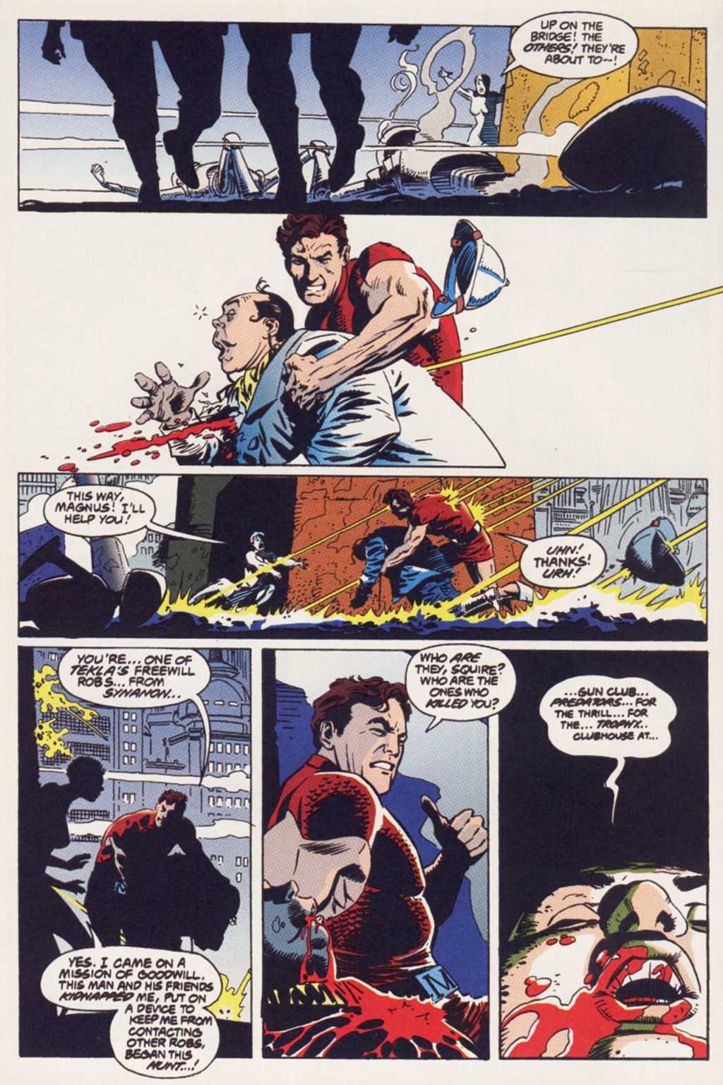 Read online Predator vs. Magnus Robot Fighter comic -  Issue #1 - 11