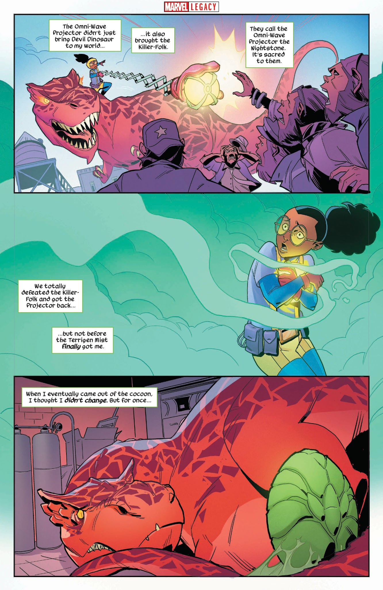 Read online Moon Girl And Devil Dinosaur comic -  Issue # _Marvel Legacy Primer Pages - 3