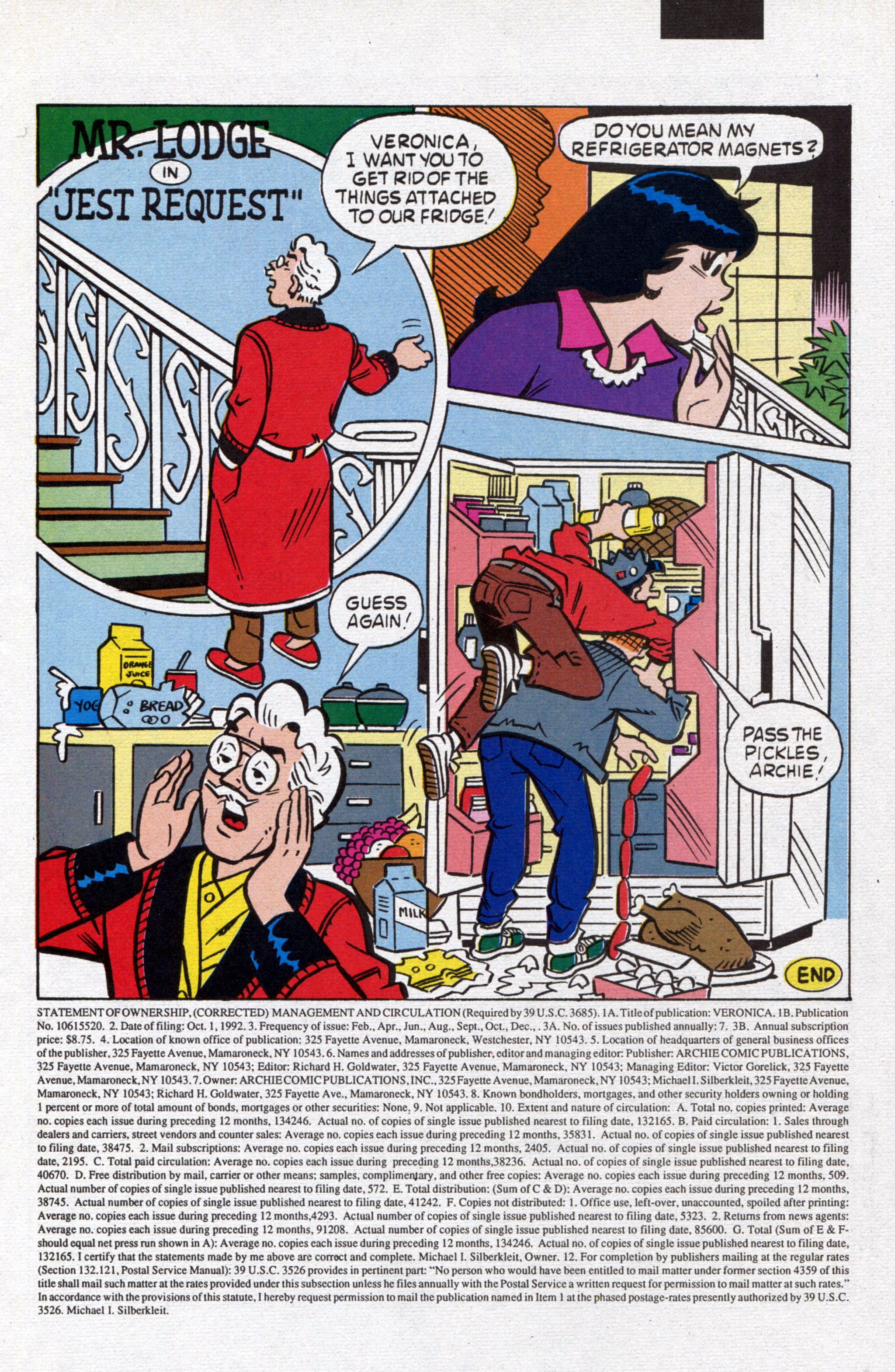 Read online Veronica comic -  Issue #28 - 11