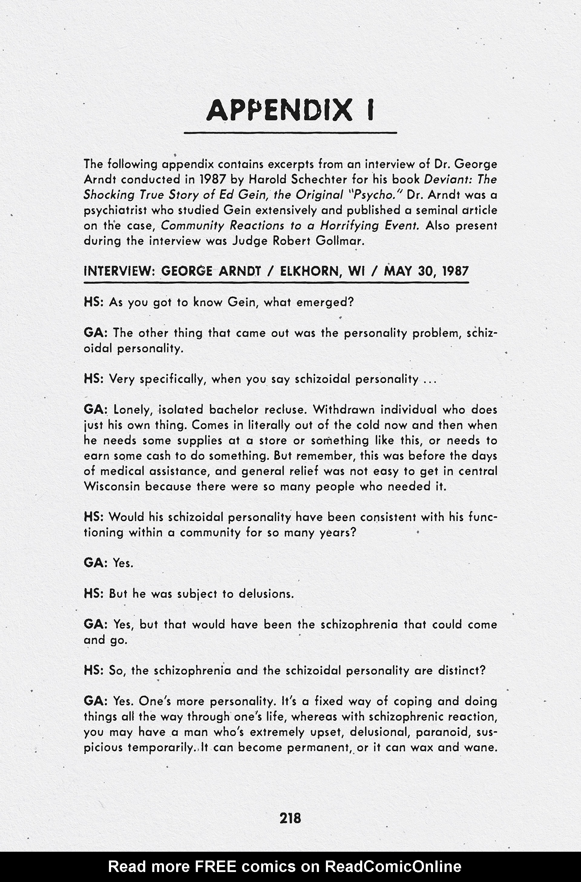 Read online Did You Hear What Eddie Gein Done? comic -  Issue # TPB (Part 2) - 111