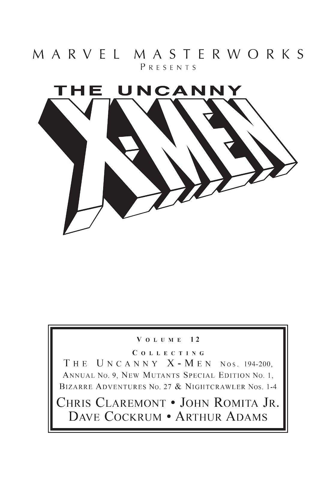 Marvel Masterworks: The Uncanny X-Men issue TPB 12 (Part 1) - Page 2