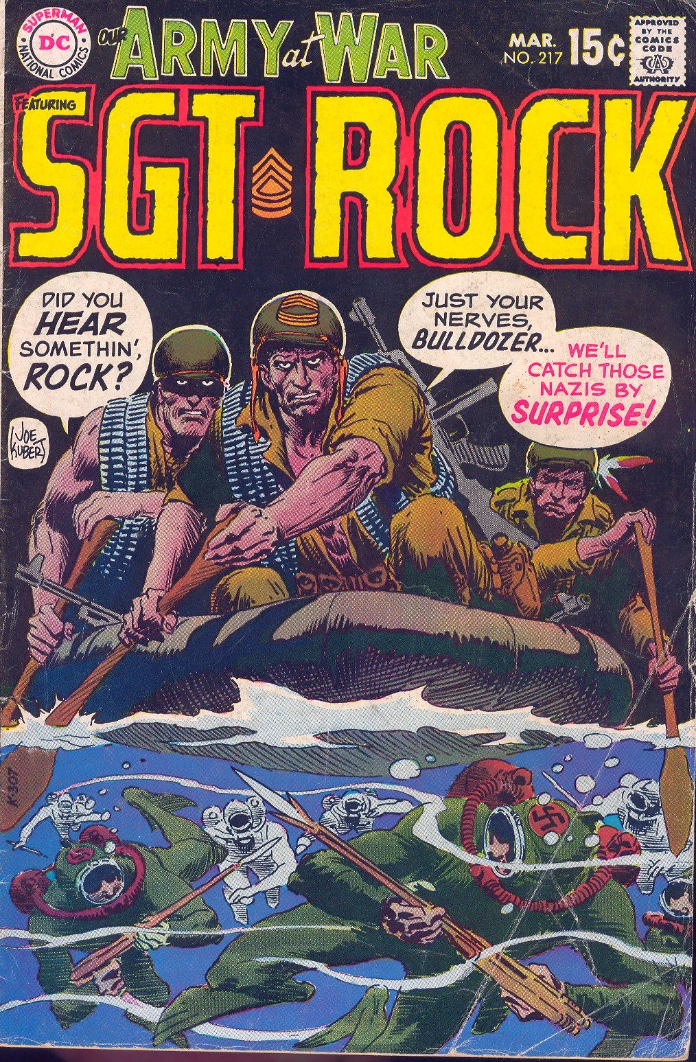 Read online Our Army at War (1952) comic -  Issue #217 - 1