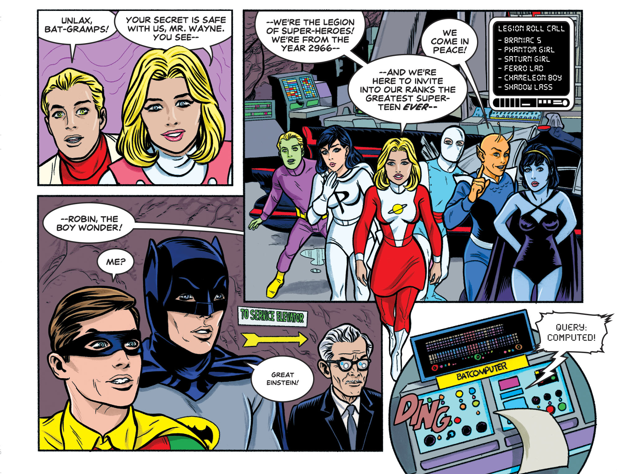 Read online Batman '66 Meets the Legion of Super-Heroes comic -  Issue #1 - 7