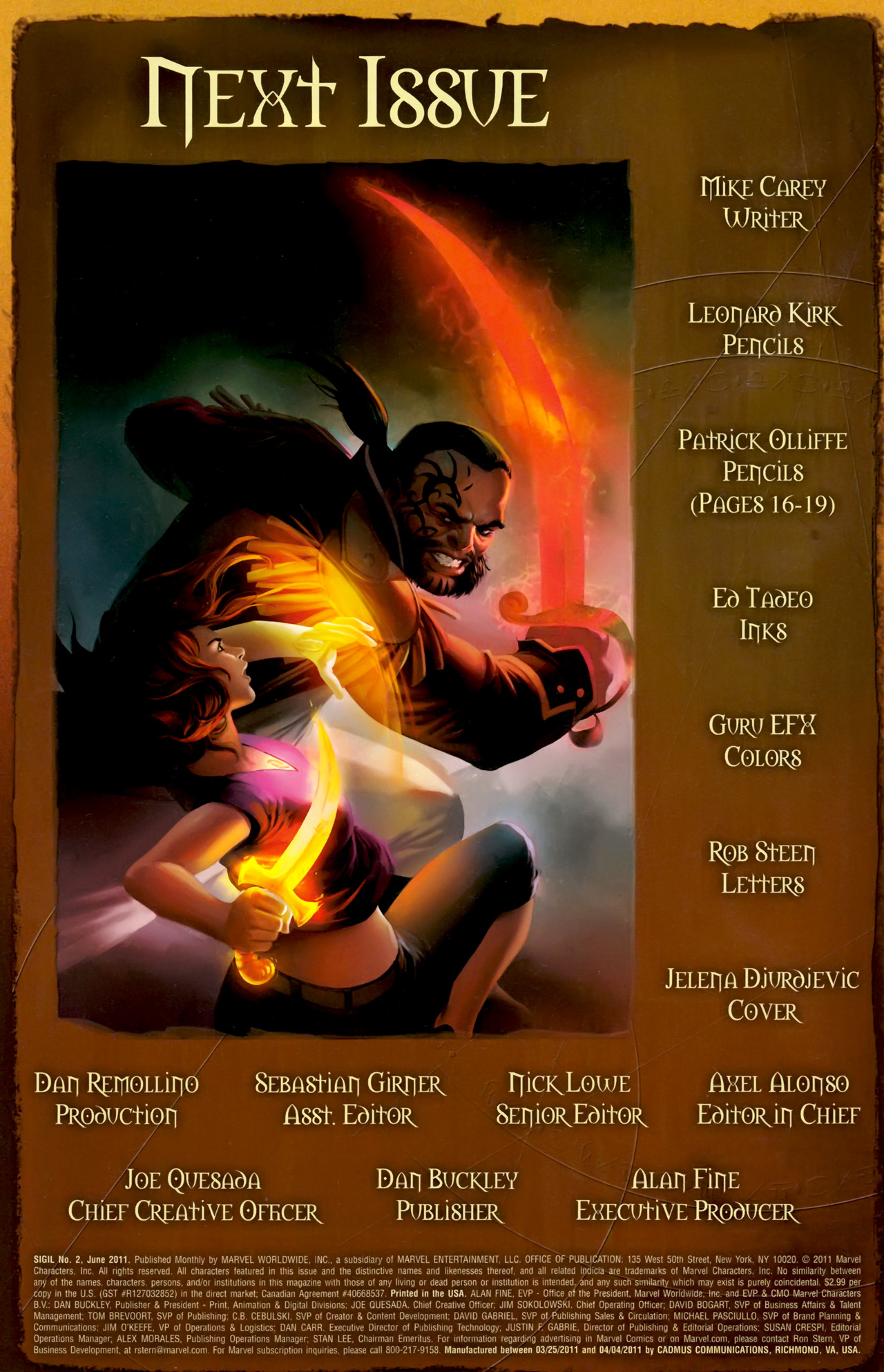 Read online Sigil (2011) comic -  Issue #2 - 23