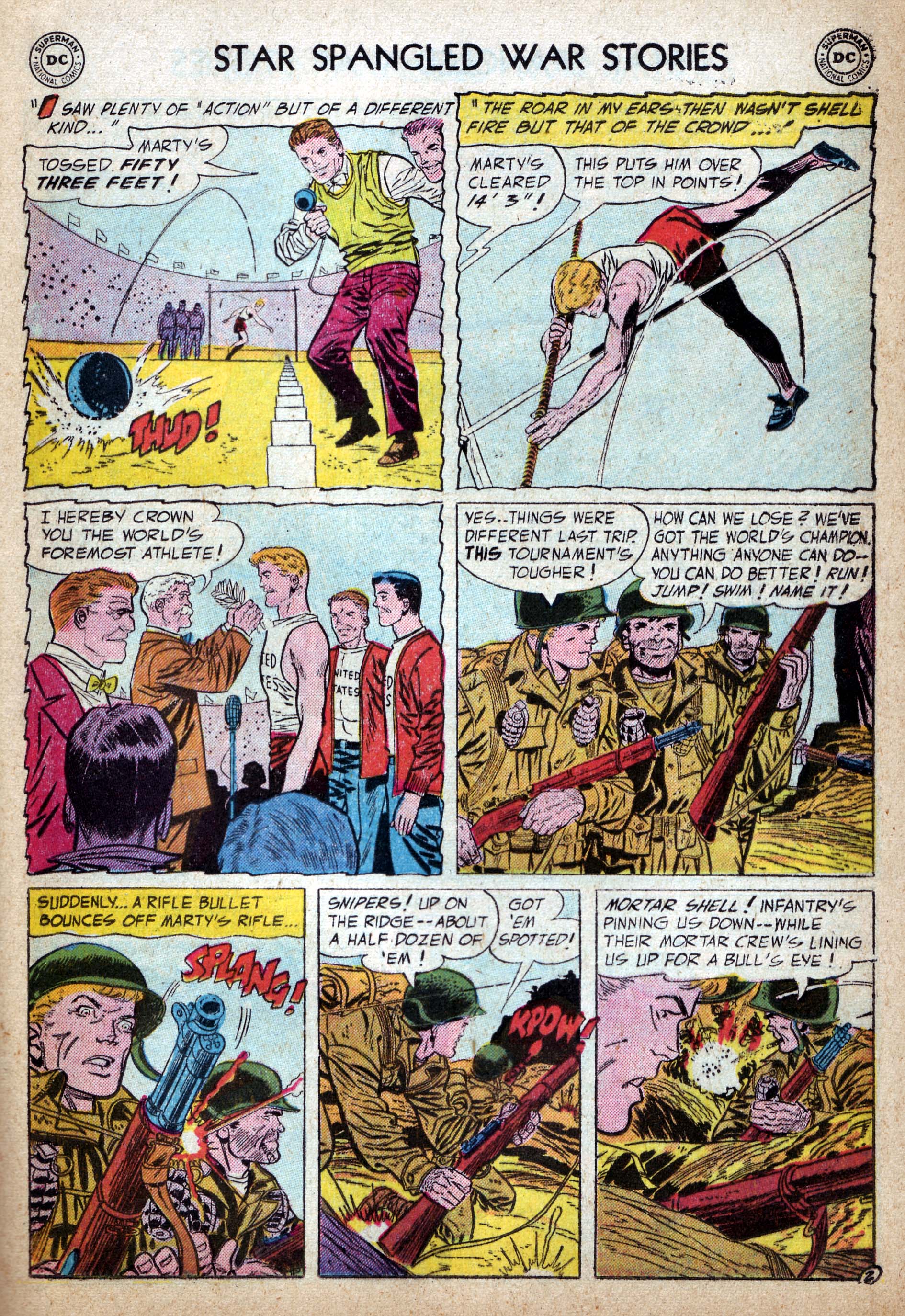 Read online Star Spangled War Stories (1952) comic -  Issue #37 - 13