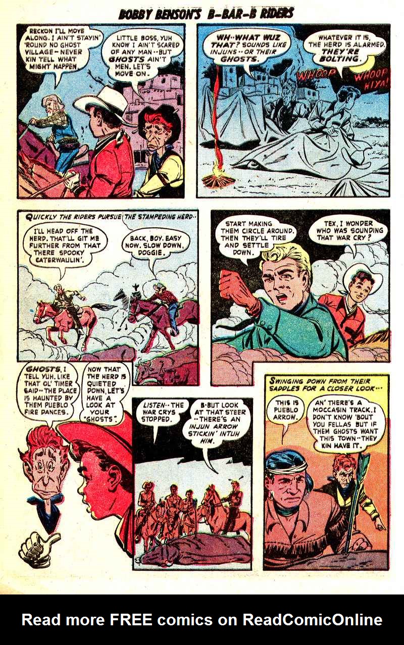 Read online Bobby Benson's B-Bar-B Riders comic -  Issue #7 - 12