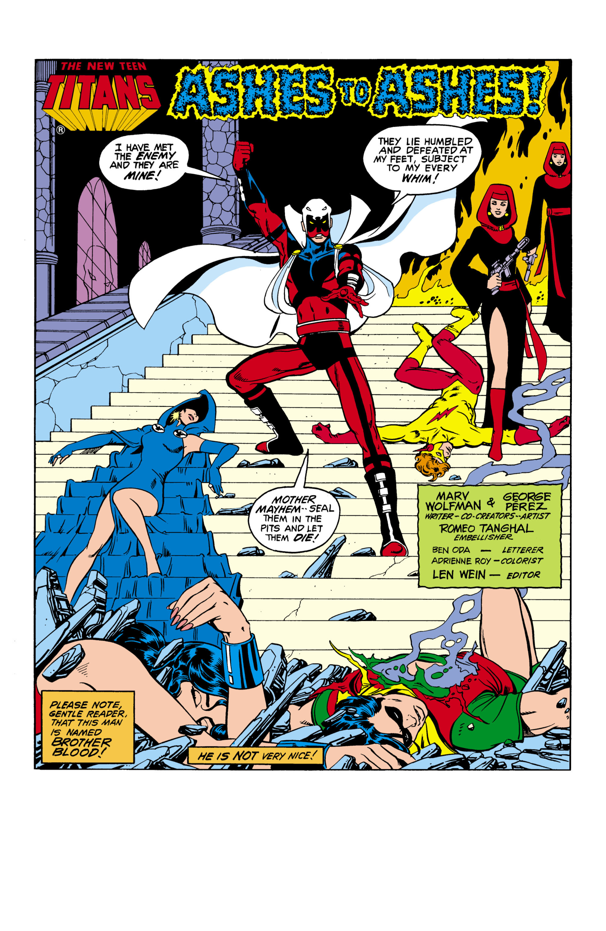 Read online The New Teen Titans (1980) comic -  Issue #22 - 2