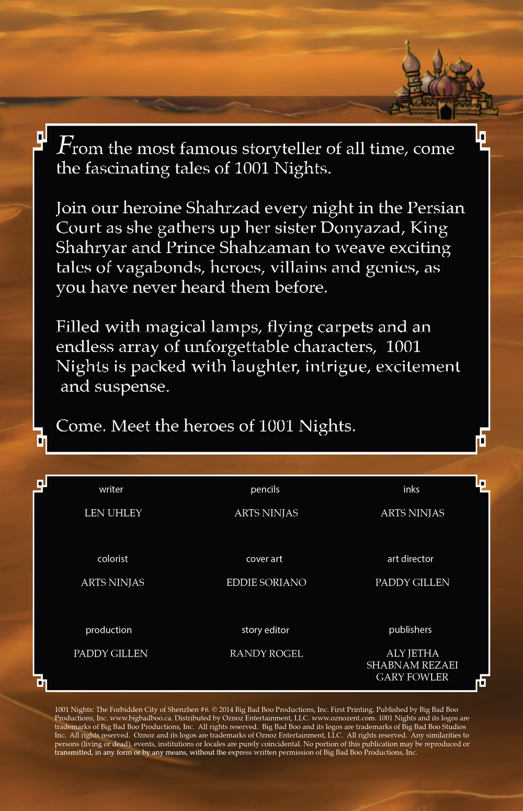 Read online 1001 Nights comic -  Issue #6 - 2