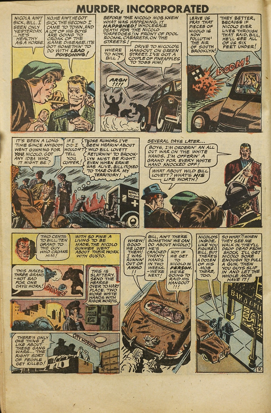 Read online Murder Incorporated (1948) comic -  Issue #10 - 10