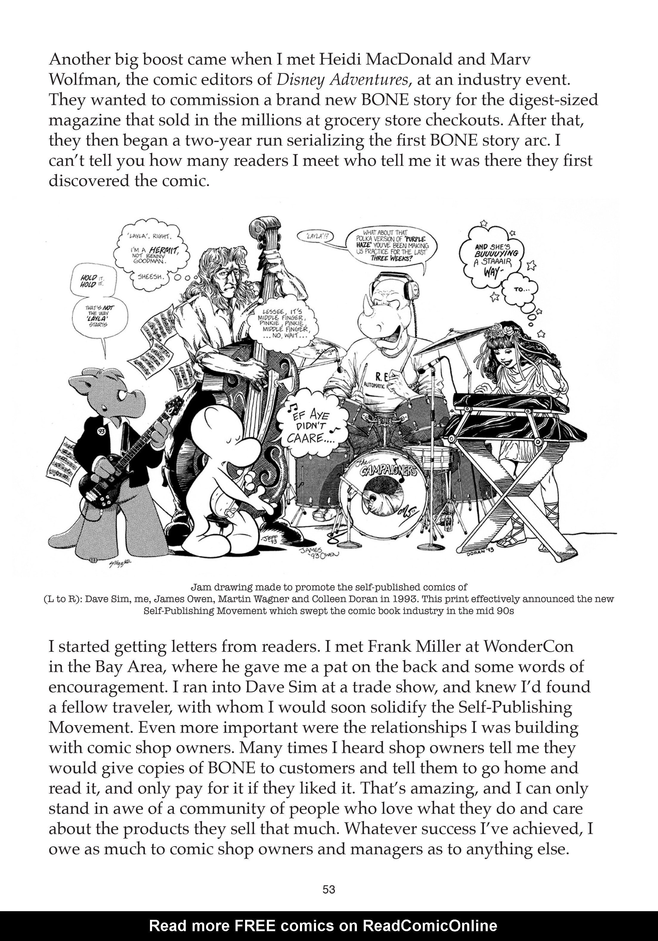Read online Bone: Coda 25th Anniversary comic -  Issue # Full - 52