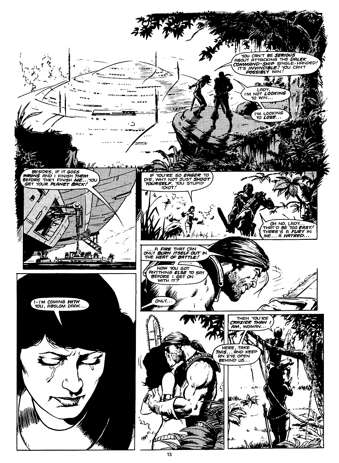 Read online Marvel Graphic Novel comic -  Issue #4 Abslom Daak, Dalek Killer - 13