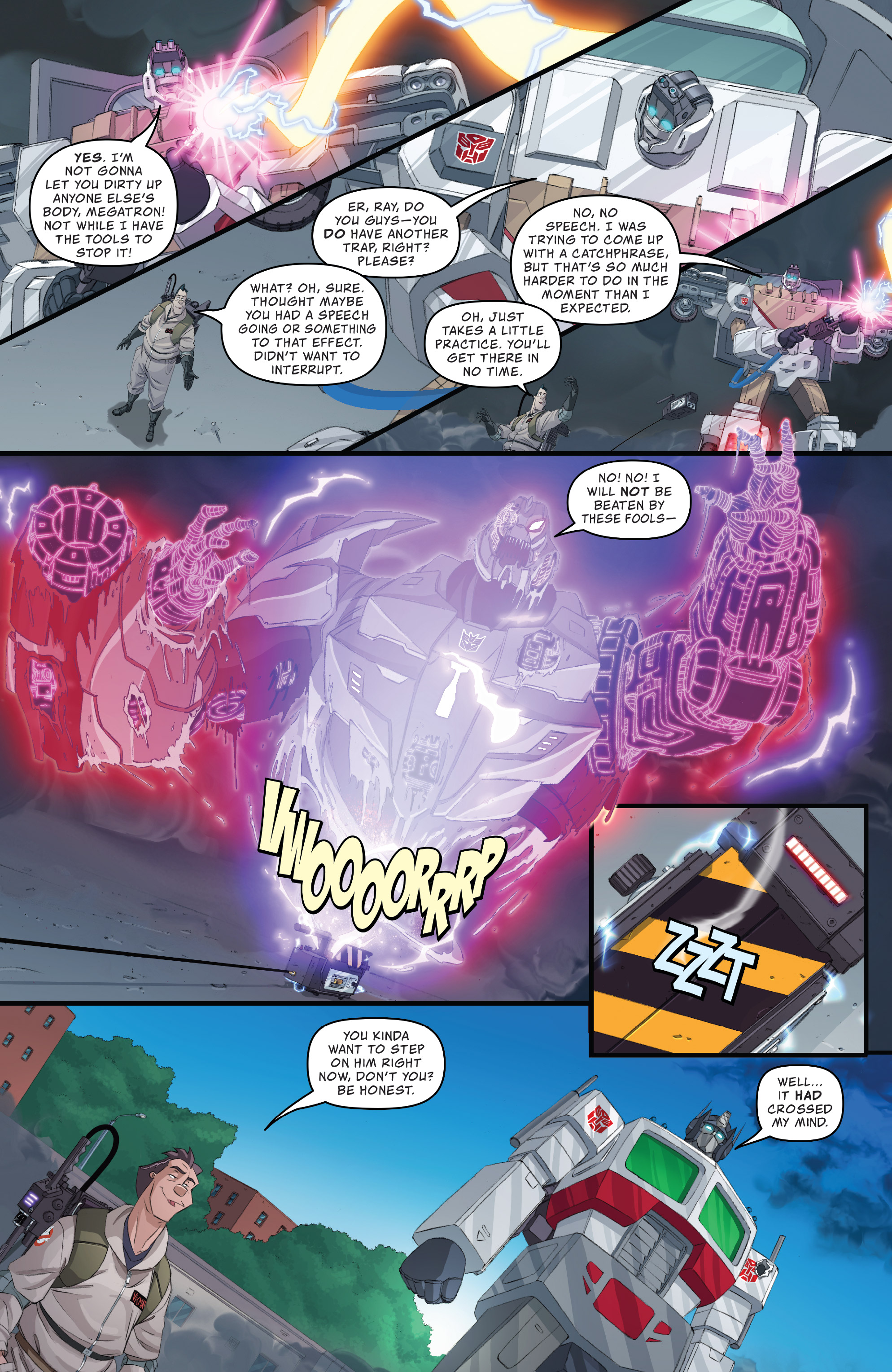 Read online Transformers/Ghostbusters comic -  Issue #5 - 20