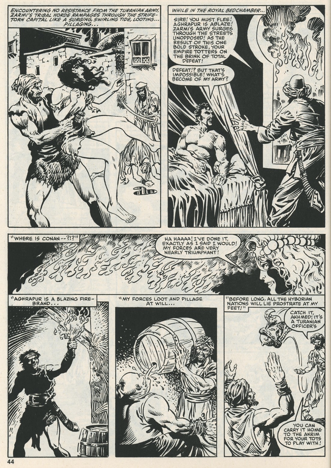 Read online The Savage Sword Of Conan comic -  Issue #112 - 45