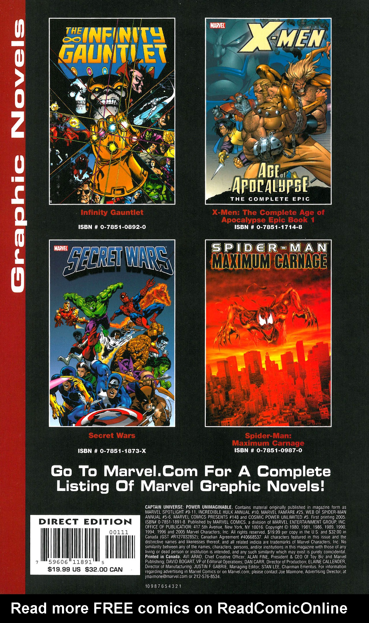 Read online Captain Universe: Power Unimaginable comic -  Issue # TPB - 3