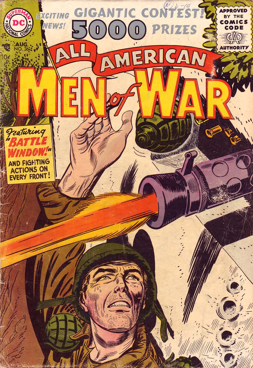 Read online All-American Men of War comic -  Issue #36 - 1