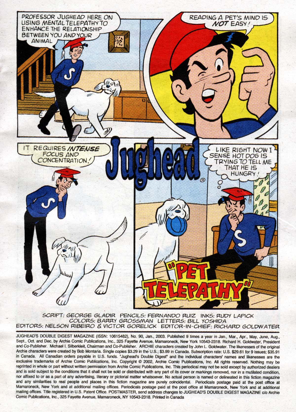 Read online Jughead's Double Digest Magazine comic -  Issue #90 - 2