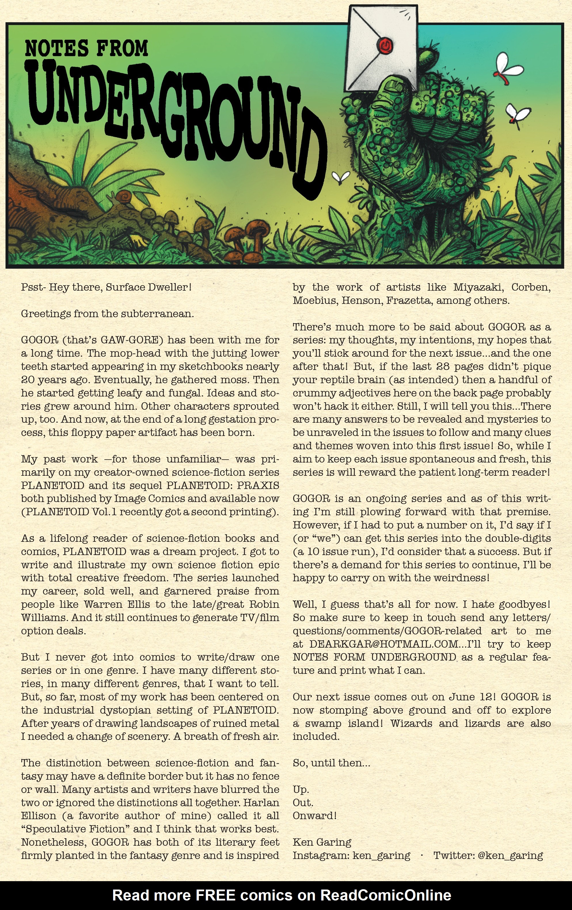 Read online Gogor comic -  Issue #1 - 29