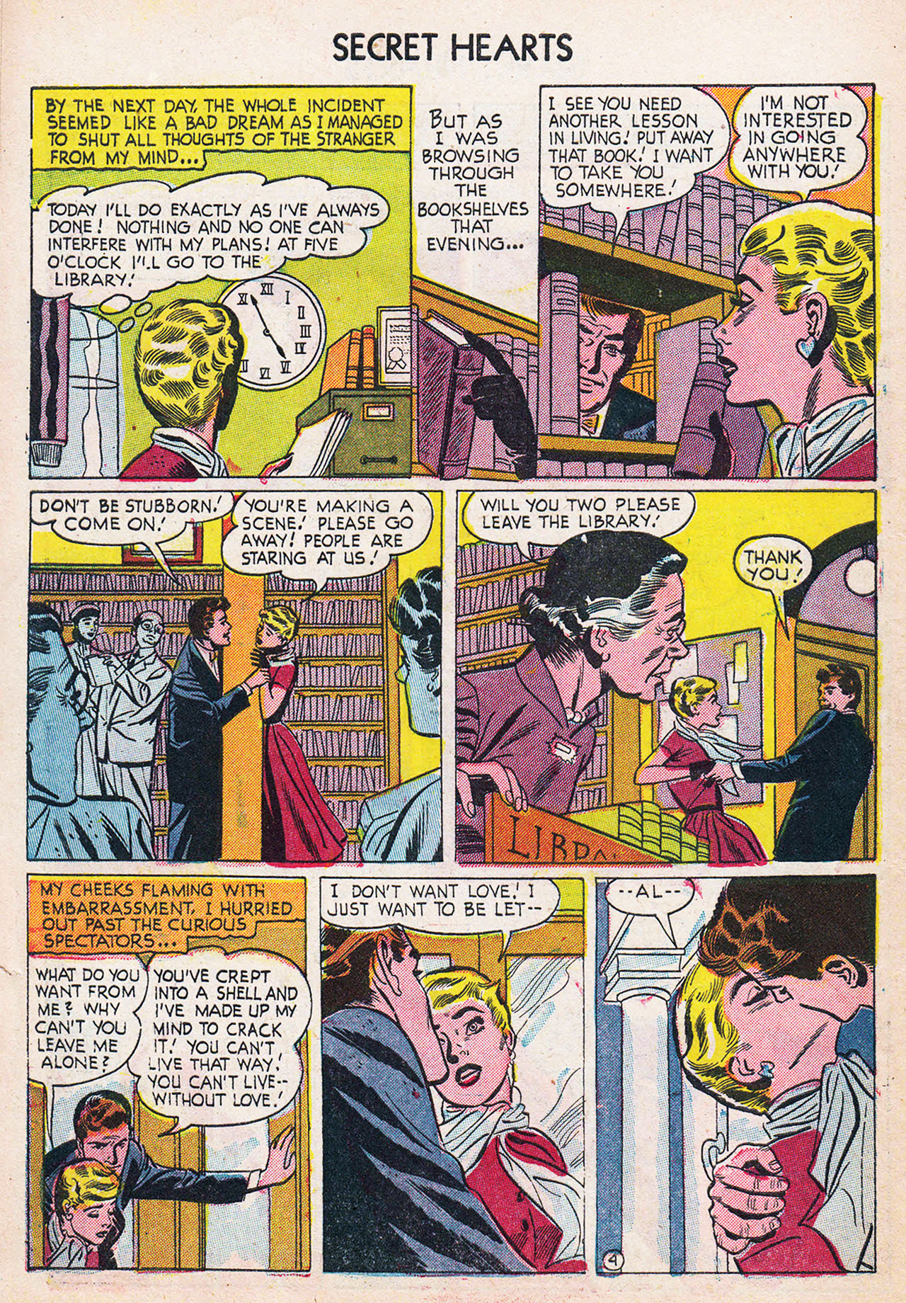 Read online Secret Hearts comic -  Issue #24 - 6