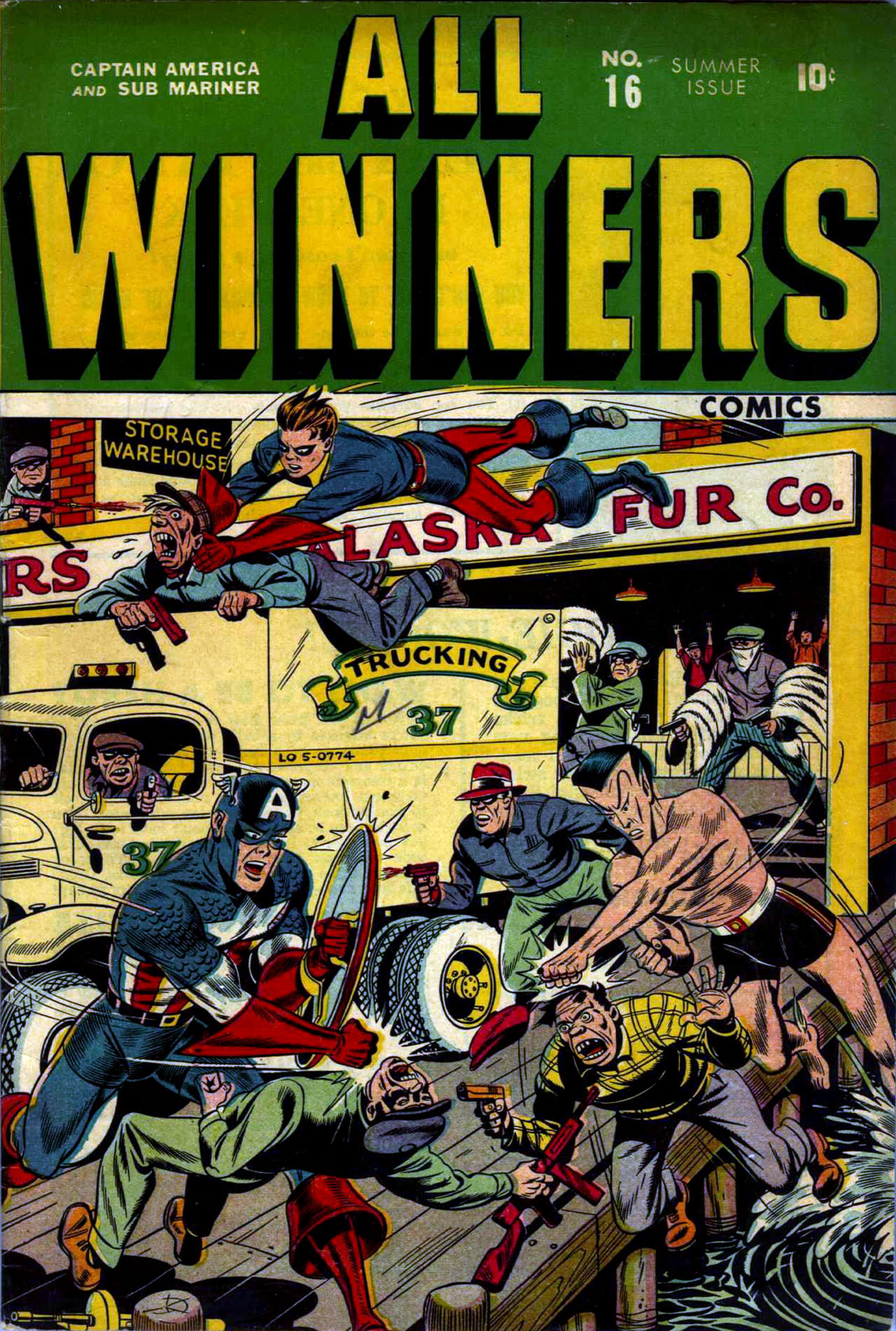 Read online All-Winners Comics comic -  Issue #16 - 1