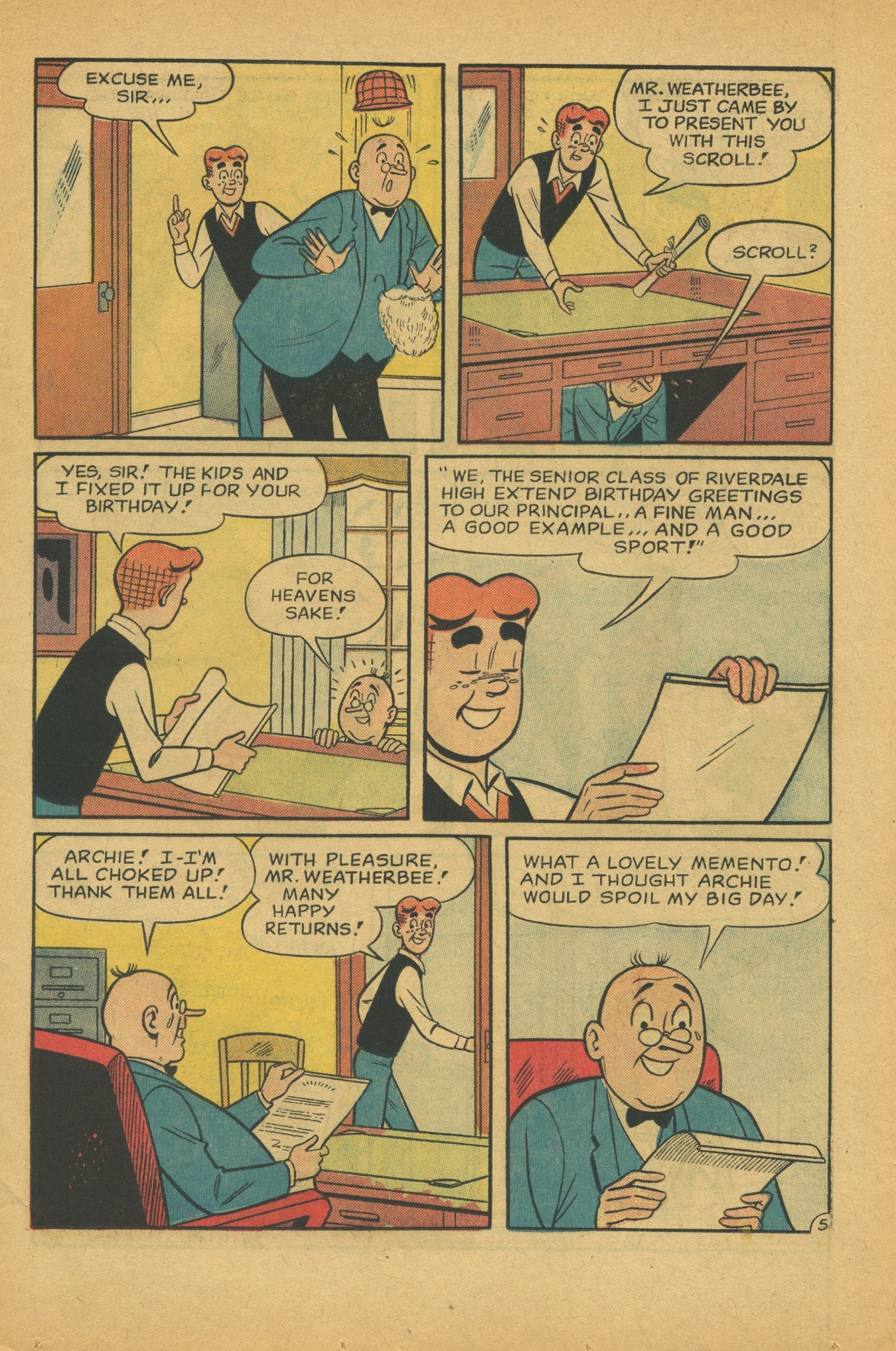 Read online Pep Comics comic -  Issue #176 - 7