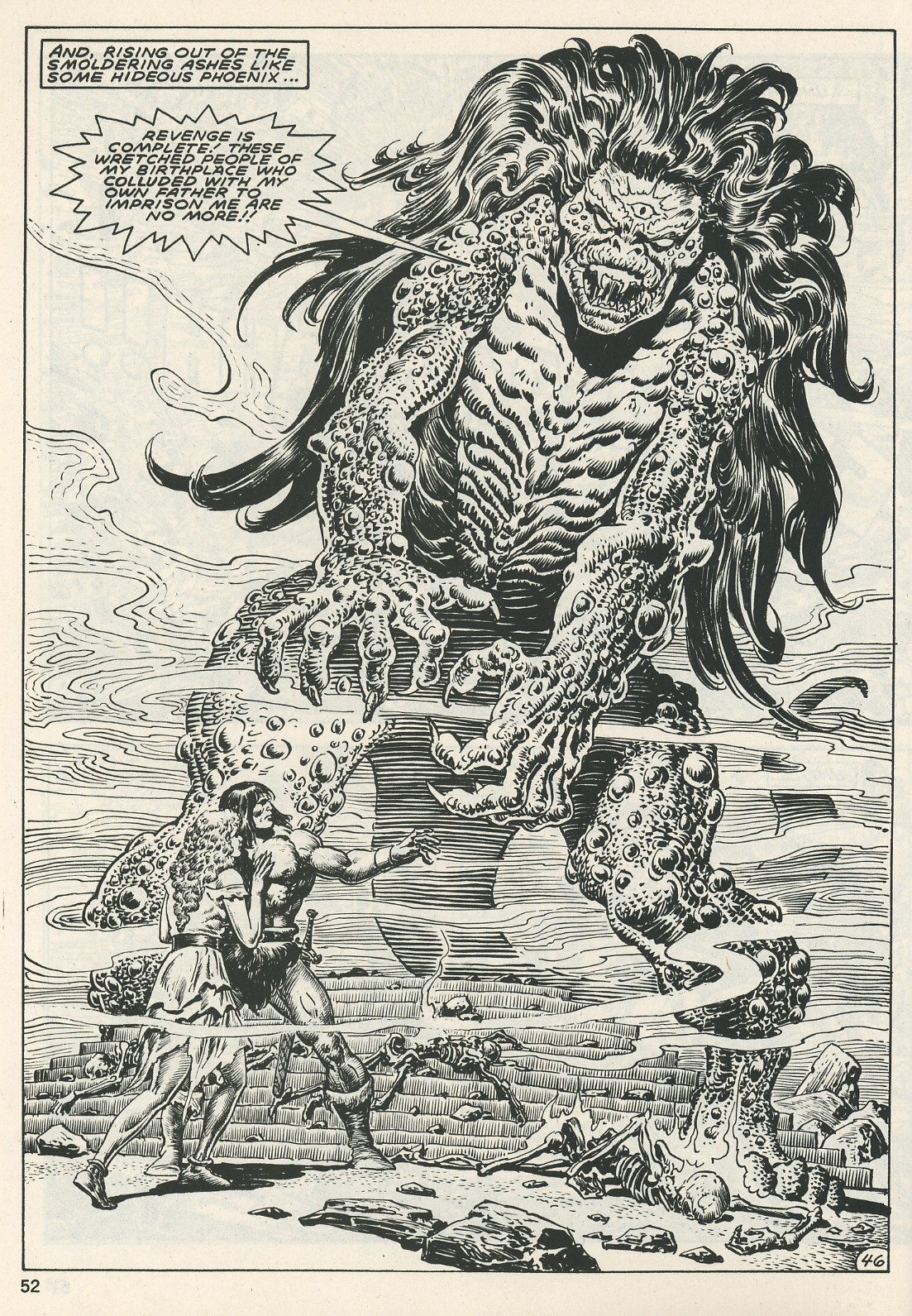 Read online The Savage Sword Of Conan comic -  Issue #123 - 52