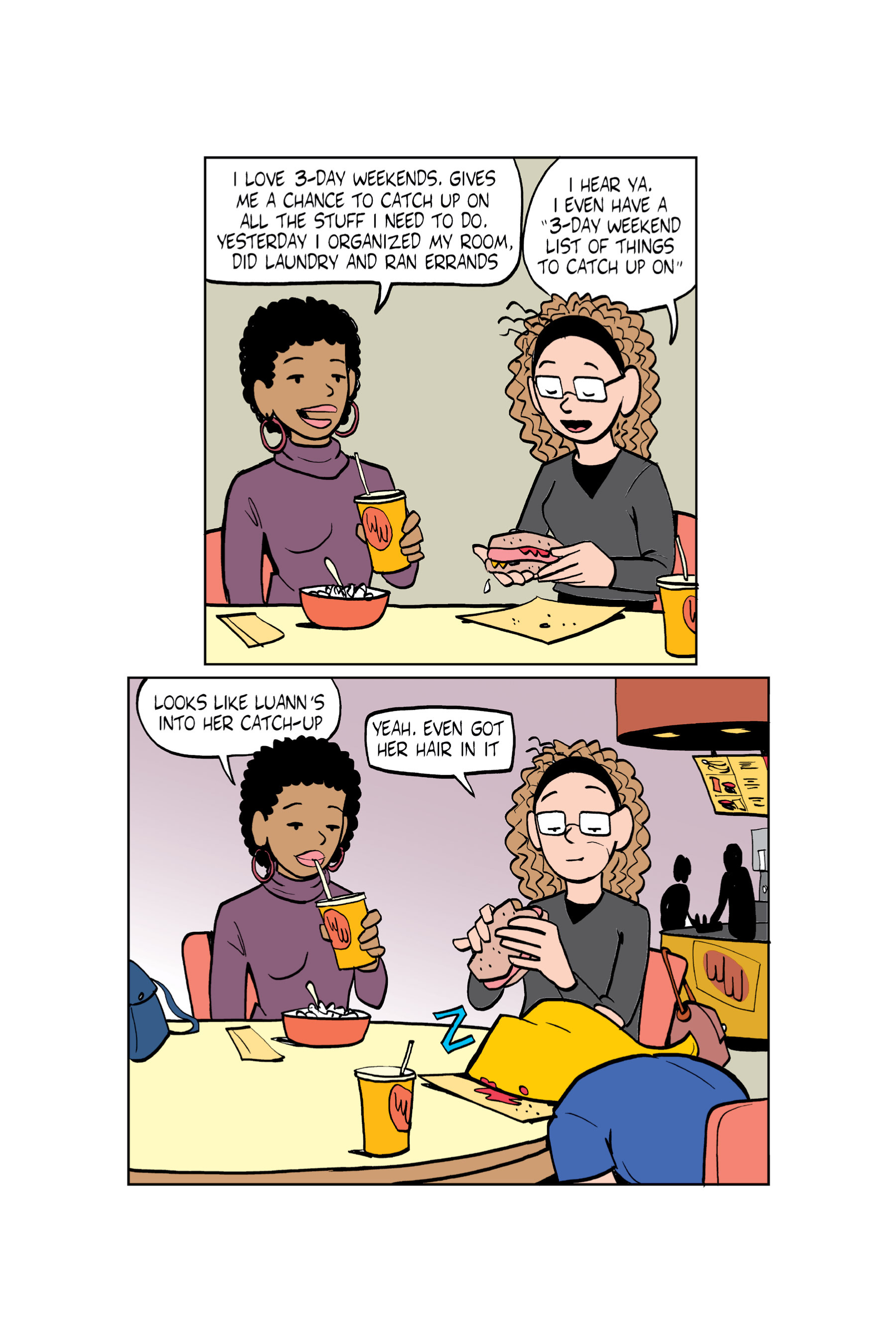 Read online Luann: Stress   Hormones = High School comic -  Issue # TPB - 8
