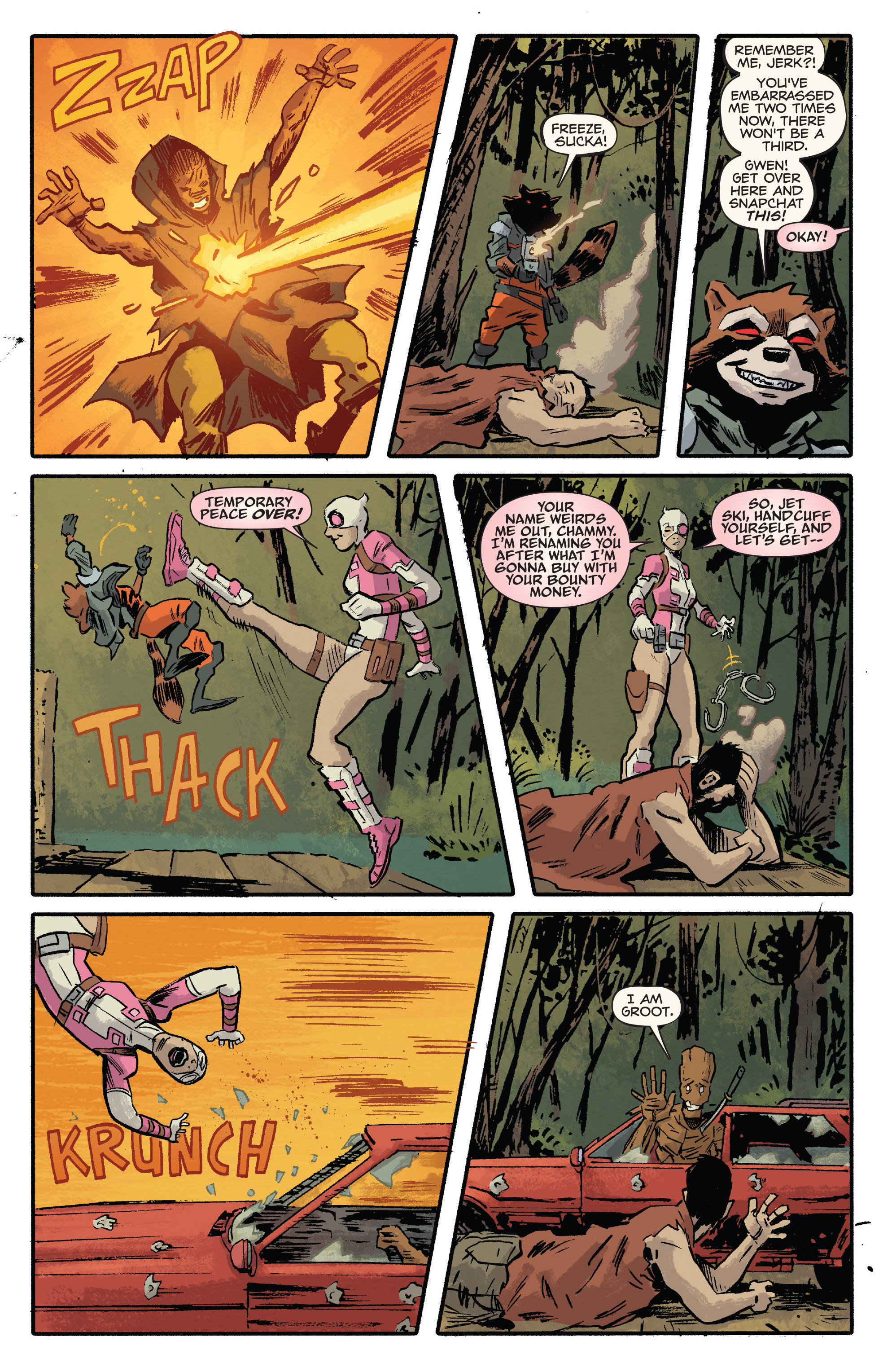 Read online Rocket Raccoon & Groot comic -  Issue #9 - 15