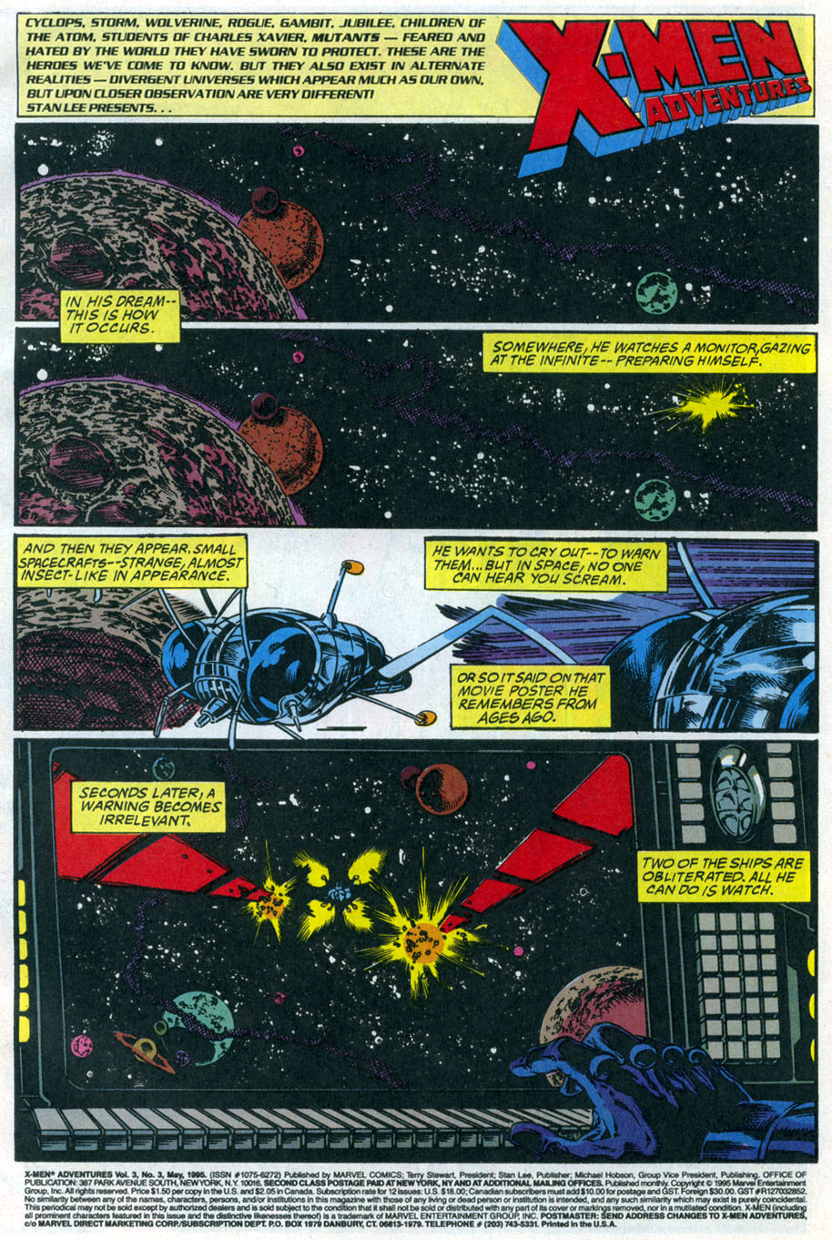 Read online X-Men Adventures (1995) comic -  Issue #3 - 2