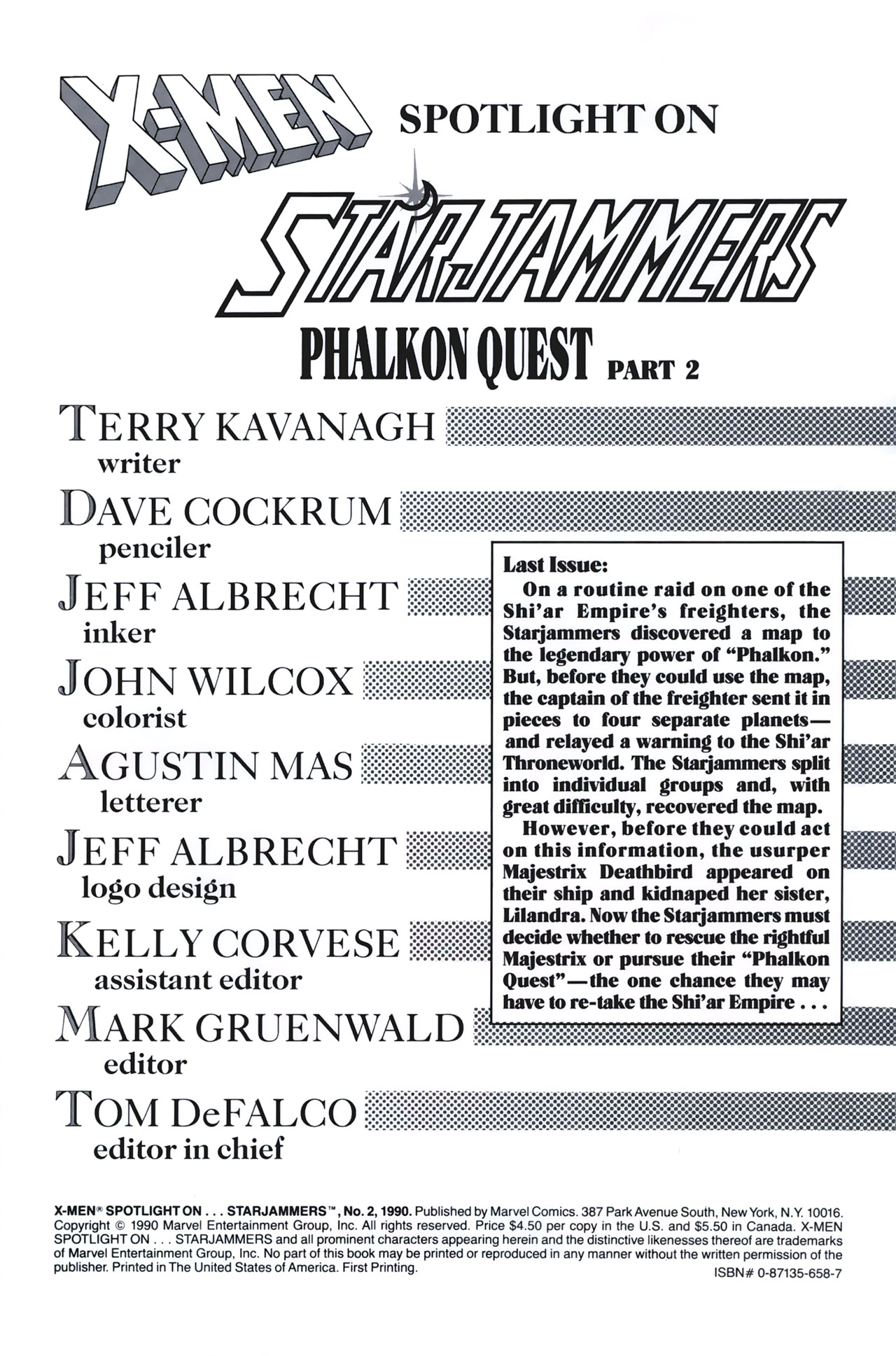 Read online X-Men Spotlight On...Starjammers comic -  Issue #2 - 2