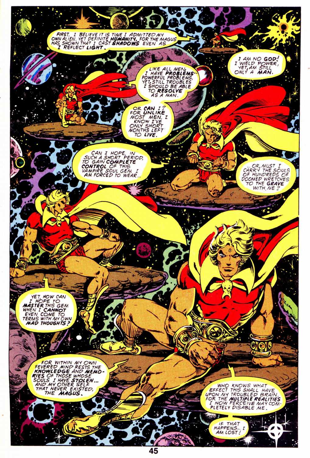 Read online Warlock (1982) comic -  Issue #3 - 45