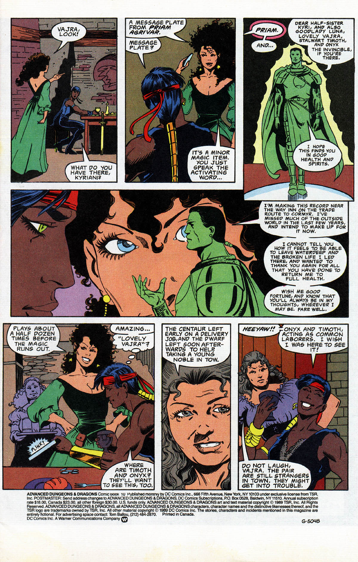 Read online Advanced Dungeons & Dragons comic -  Issue #10 - 3