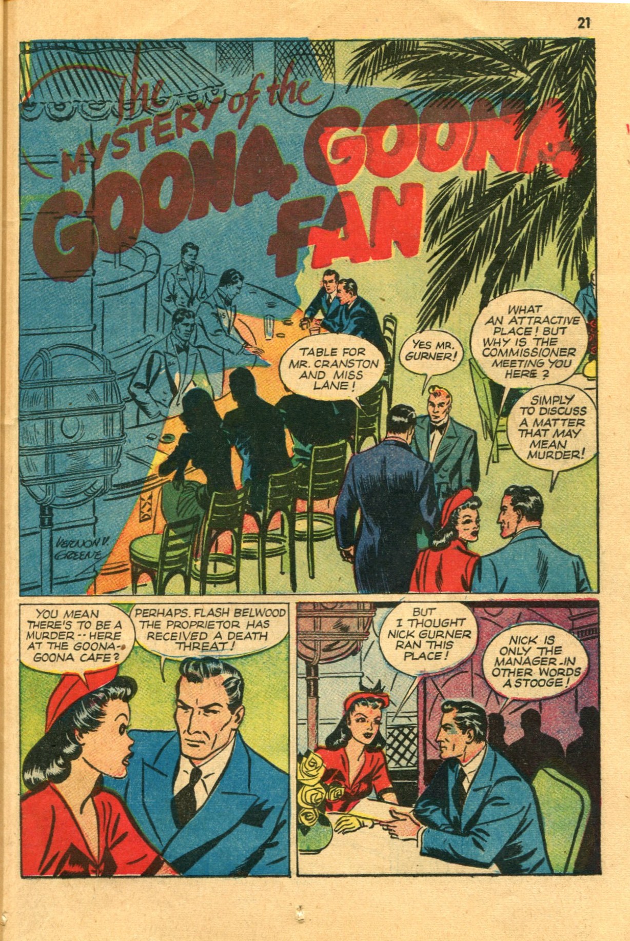 Read online Shadow Comics comic -  Issue #21 - 21