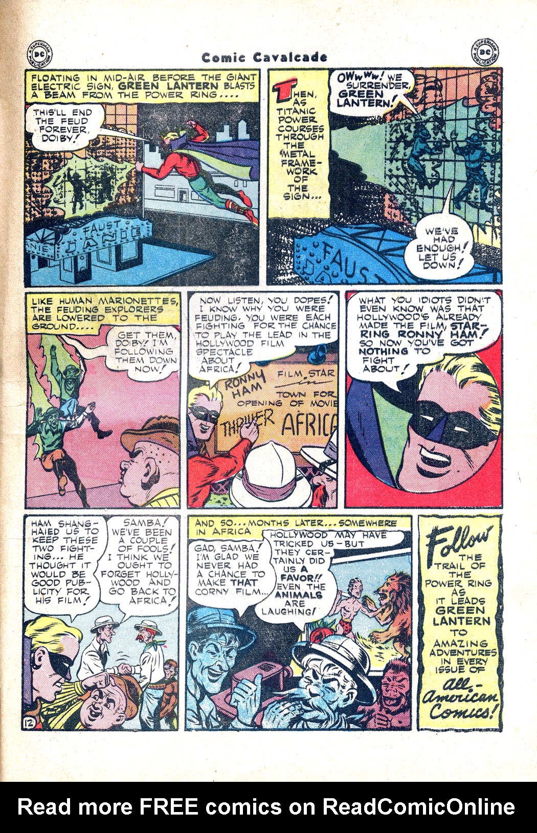 Read online Comic Cavalcade comic -  Issue #14 - 73