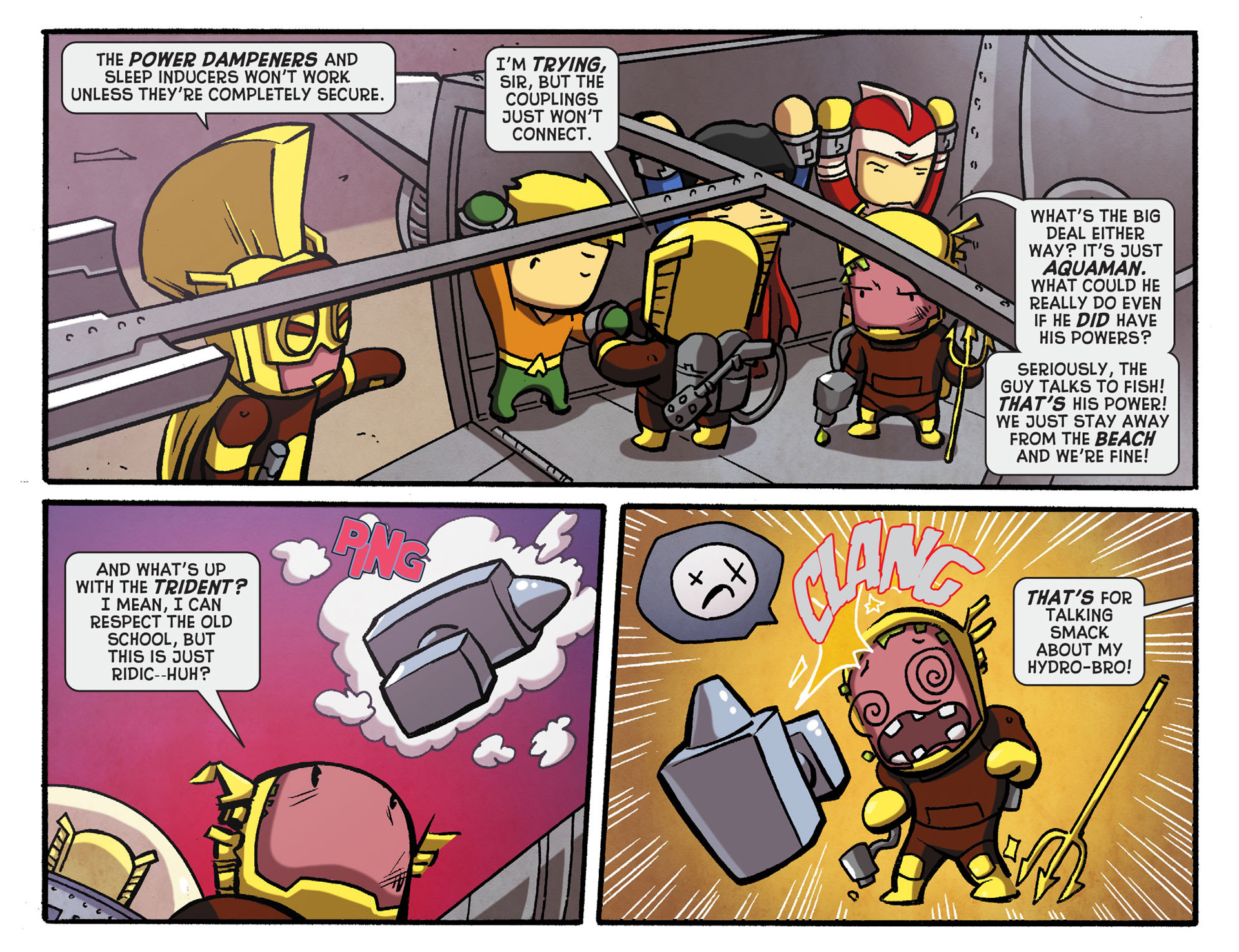 Read online Scribblenauts Unmasked: A Crisis of Imagination comic -  Issue #8 - 9