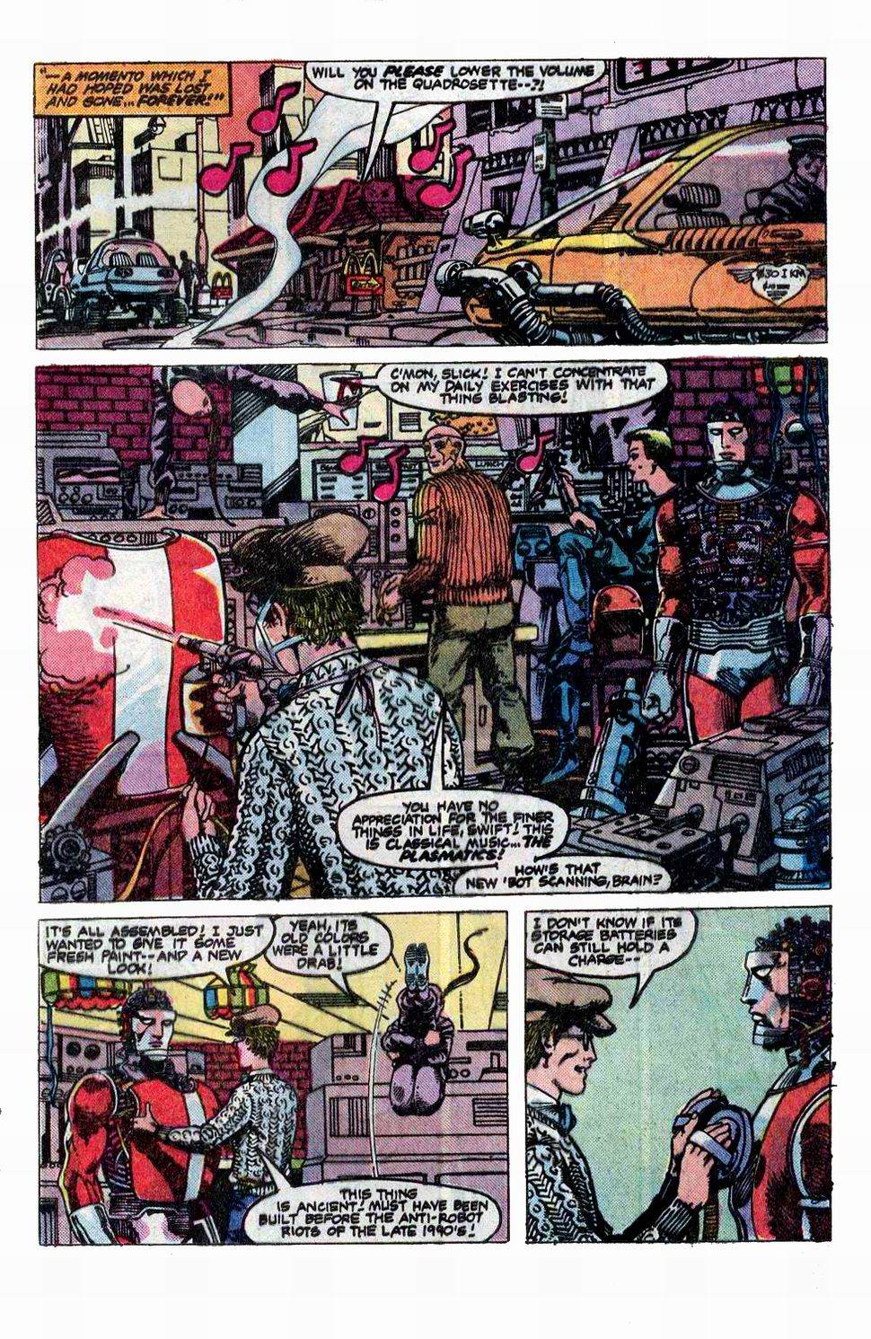 Read online Machine Man (1984) comic -  Issue #1 - 12