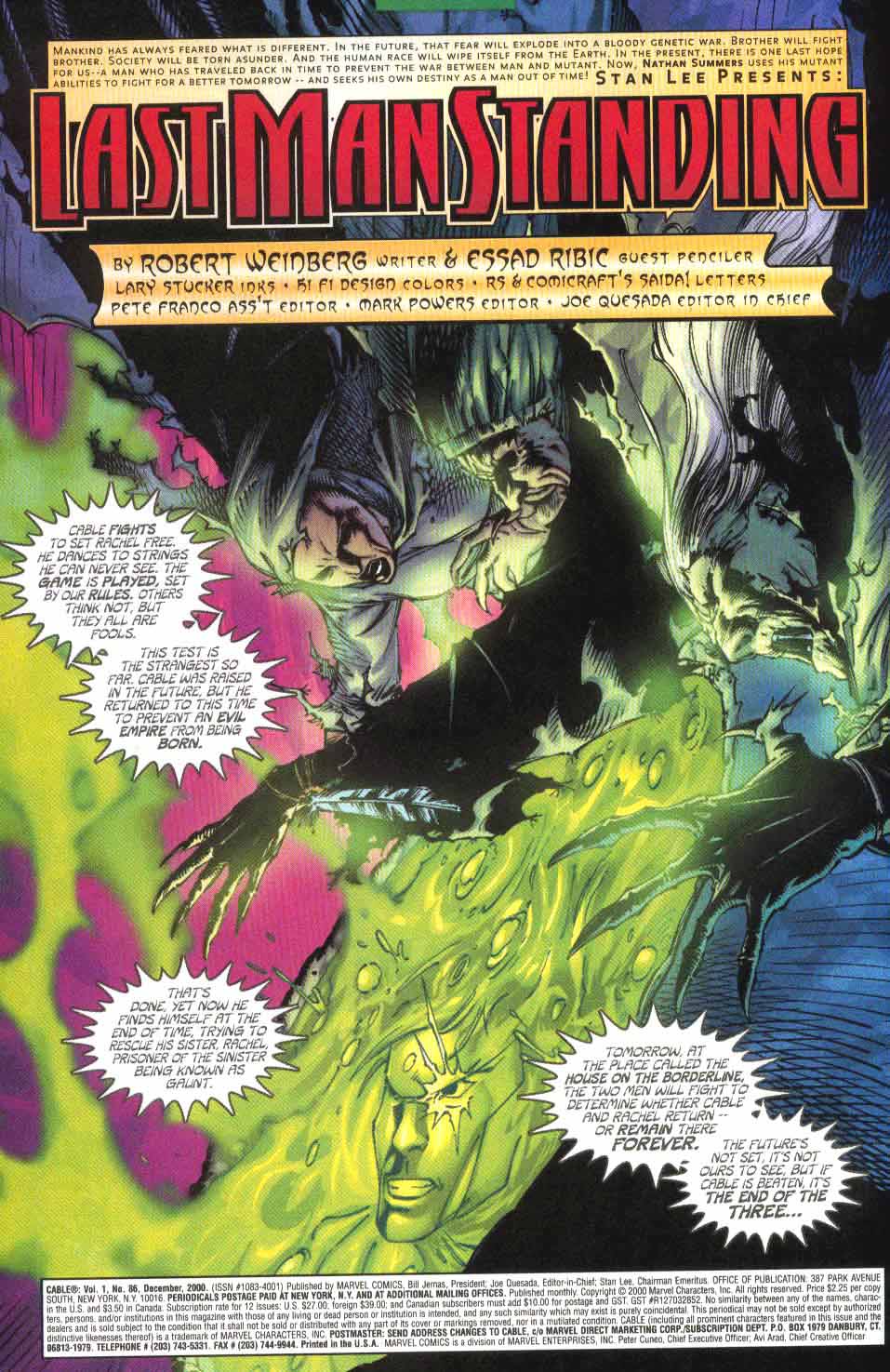 Read online Cable (1993) comic -  Issue #86 - 3