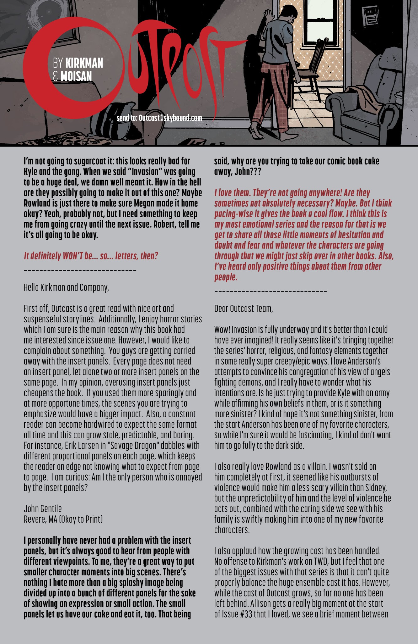 Read online Outcast by Kirkman & Azaceta comic -  Issue #35 - 23