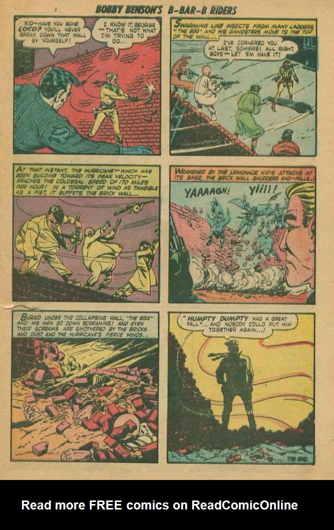 Read online Bobby Benson's B-Bar-B Riders comic -  Issue #11 - 25