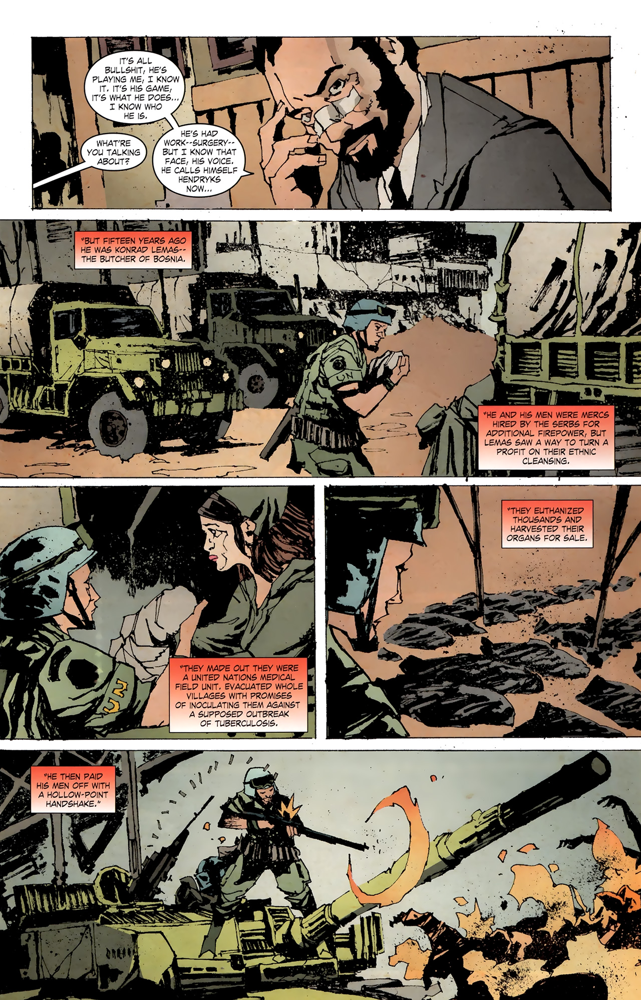 Read online Kane & Lynch comic -  Issue #3 - 10