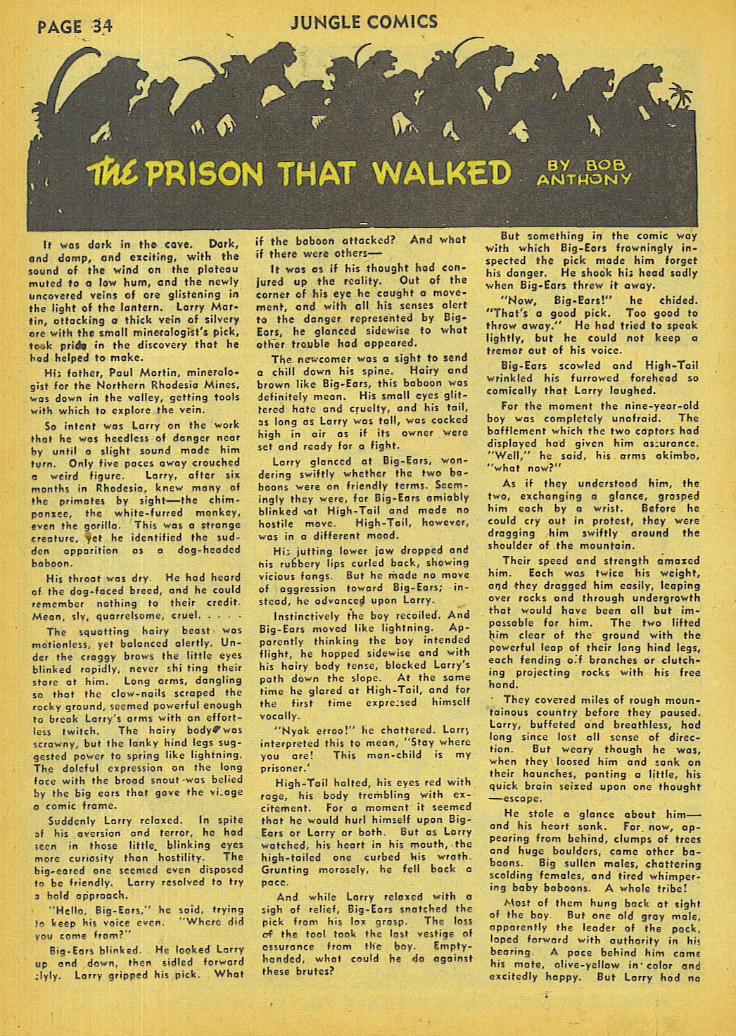 Read online Jungle Comics comic -  Issue #27 - 36