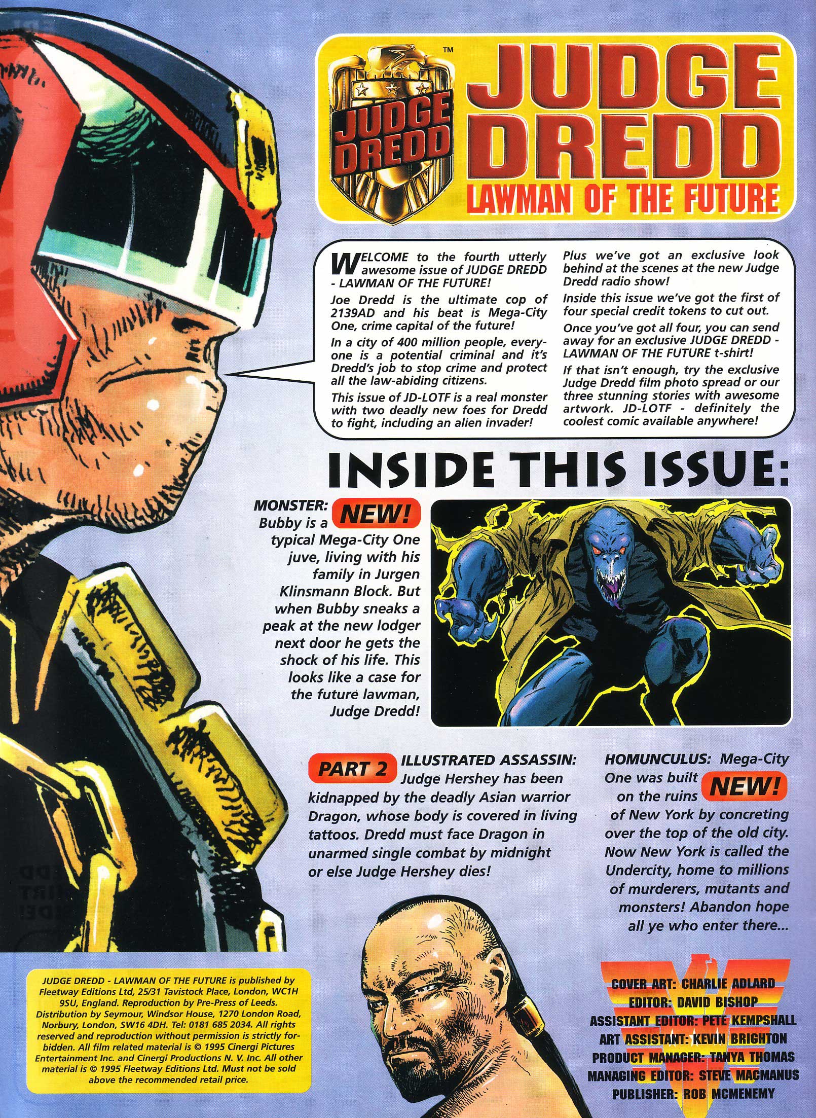 Read online Judge Dredd Lawman of the Future comic -  Issue #4 - 2