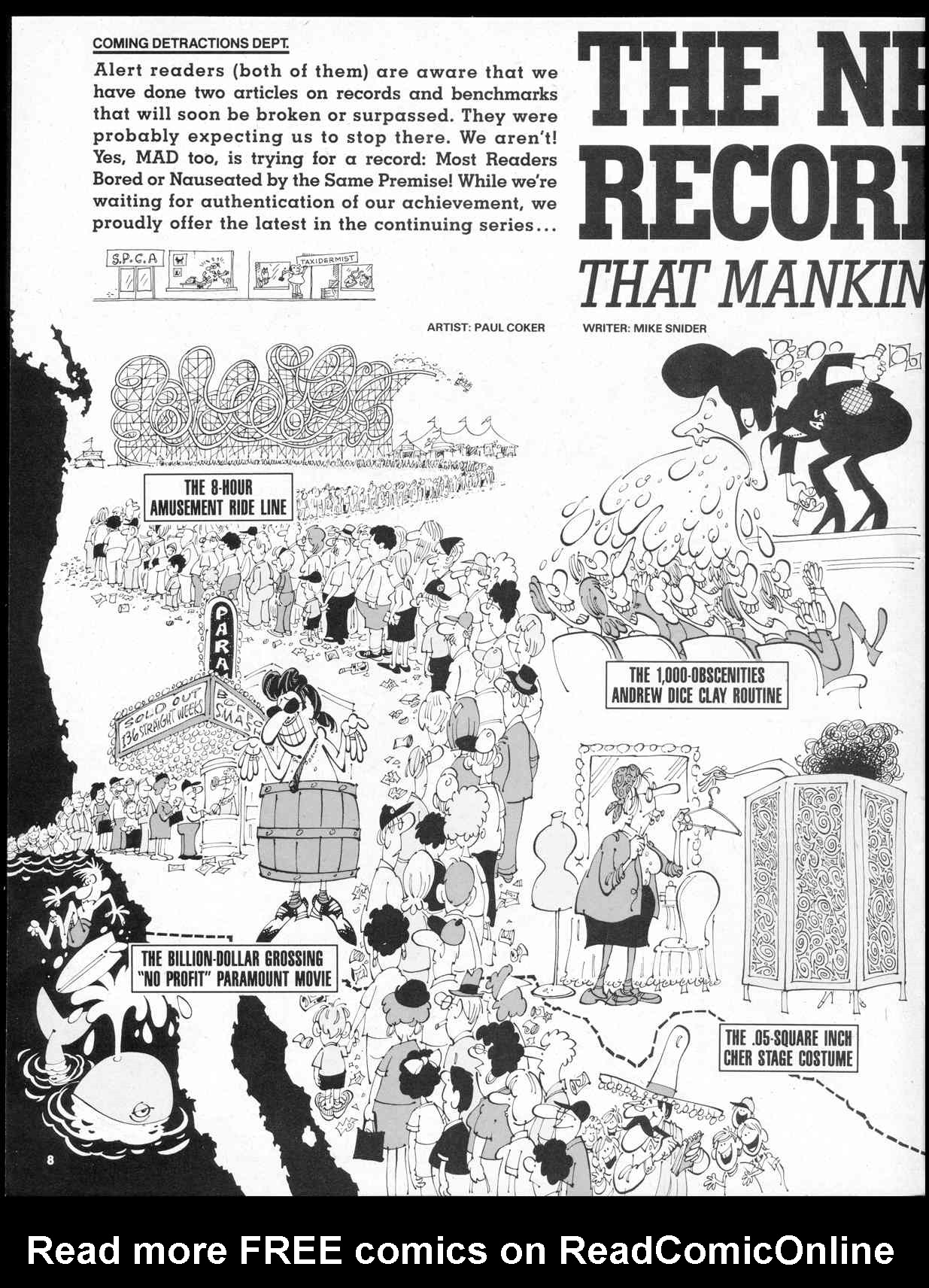 Read online MAD comic -  Issue #310 - 10